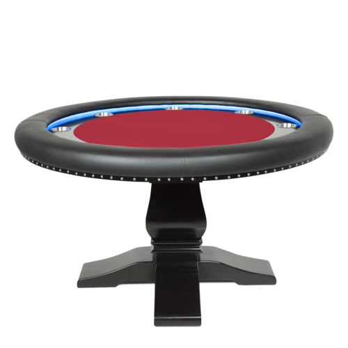BBO Ginza LED 8-Person Poker Table with Dining Top (2BBO-GINZ)