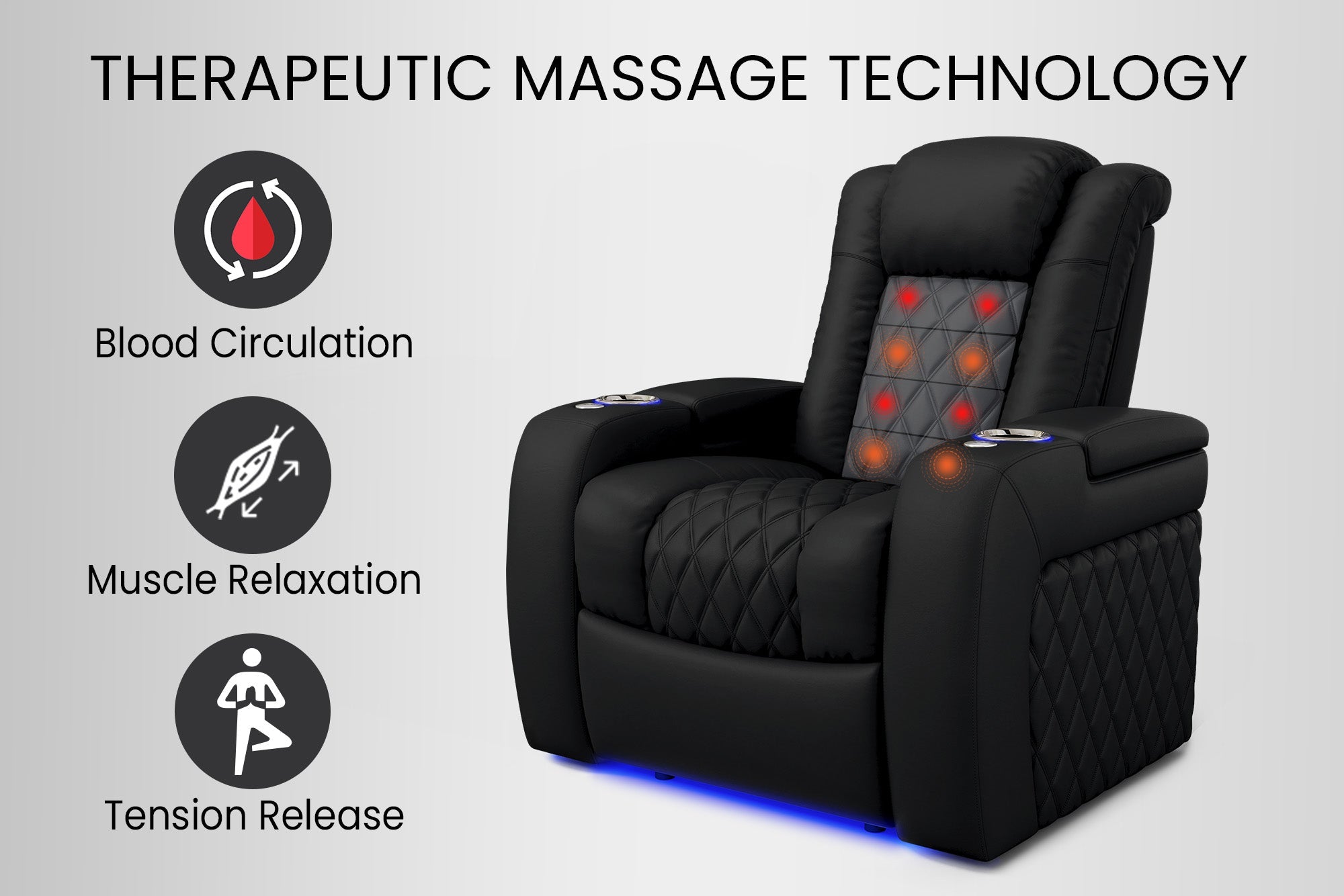 Valencia Tuscany Luxury Float™ Zero Gravity Heat & Massage Theater Seating – 2025 Edition