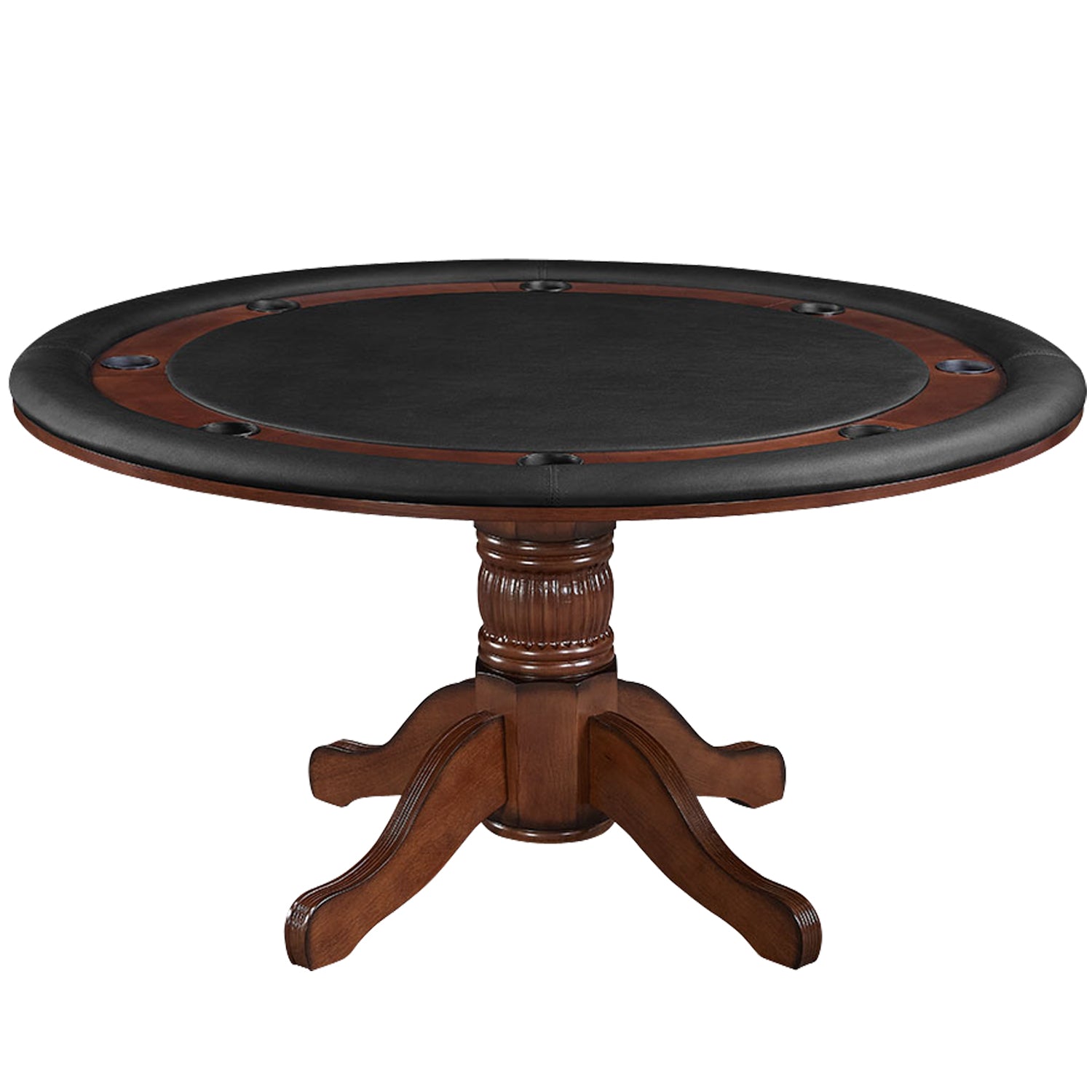 RAM Game Room 60" Round 2-in-1 Poker & Dining Table (GTBL60)