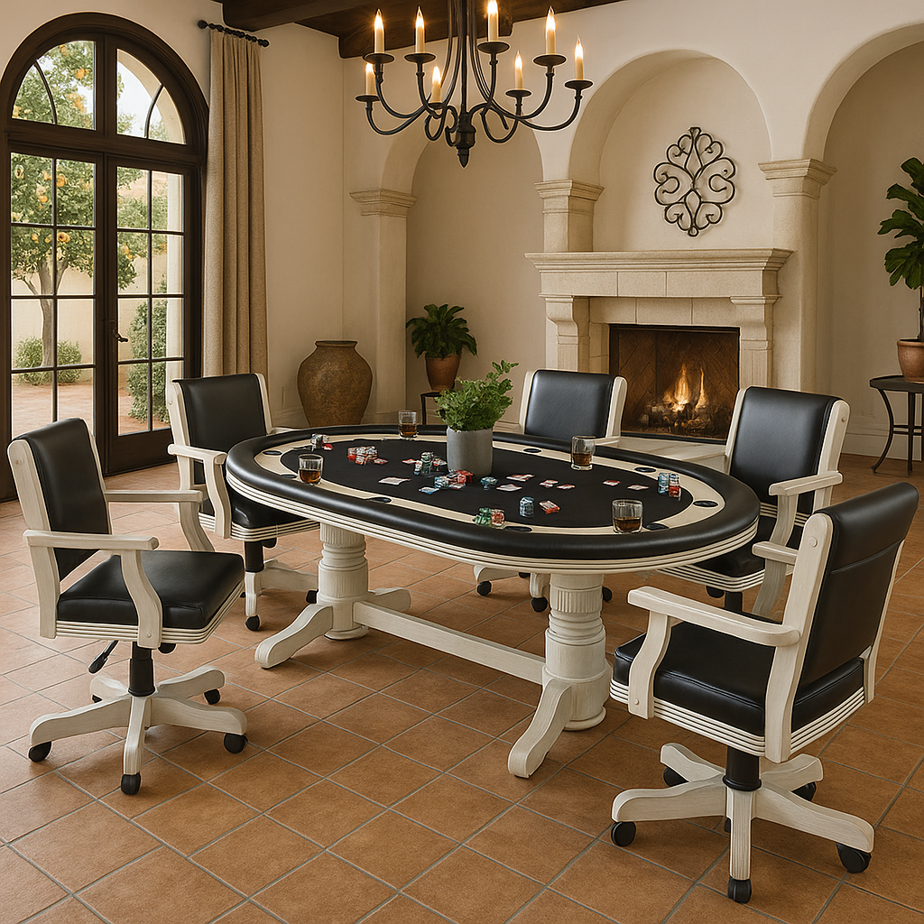 RAM Game Room Texas Hold'em 80" Artisan Poker Table (GTBL84)