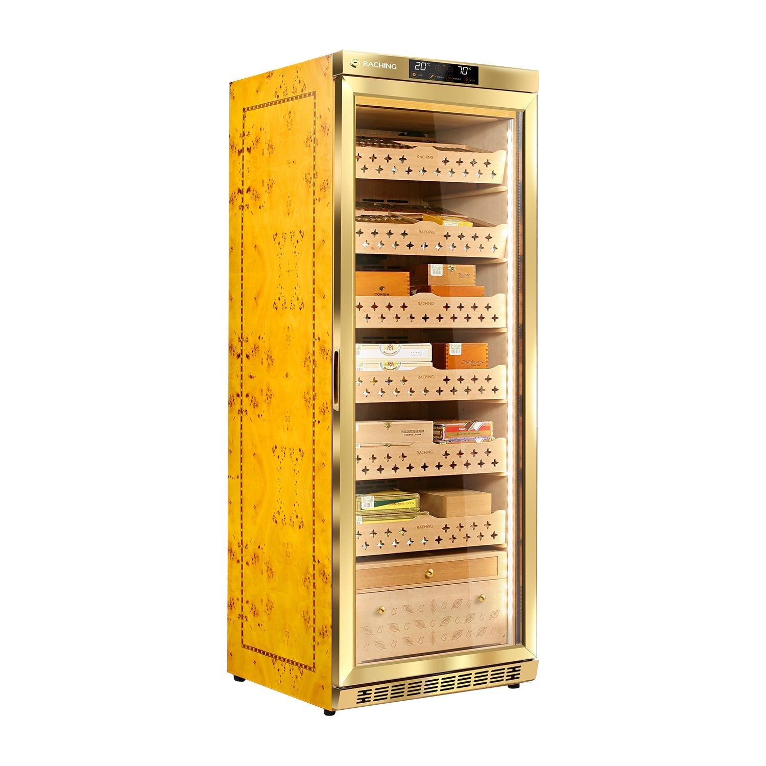 Raching MON2800A – Electric Climate Control Cabinet Humidor (1200–1500 Cigars)