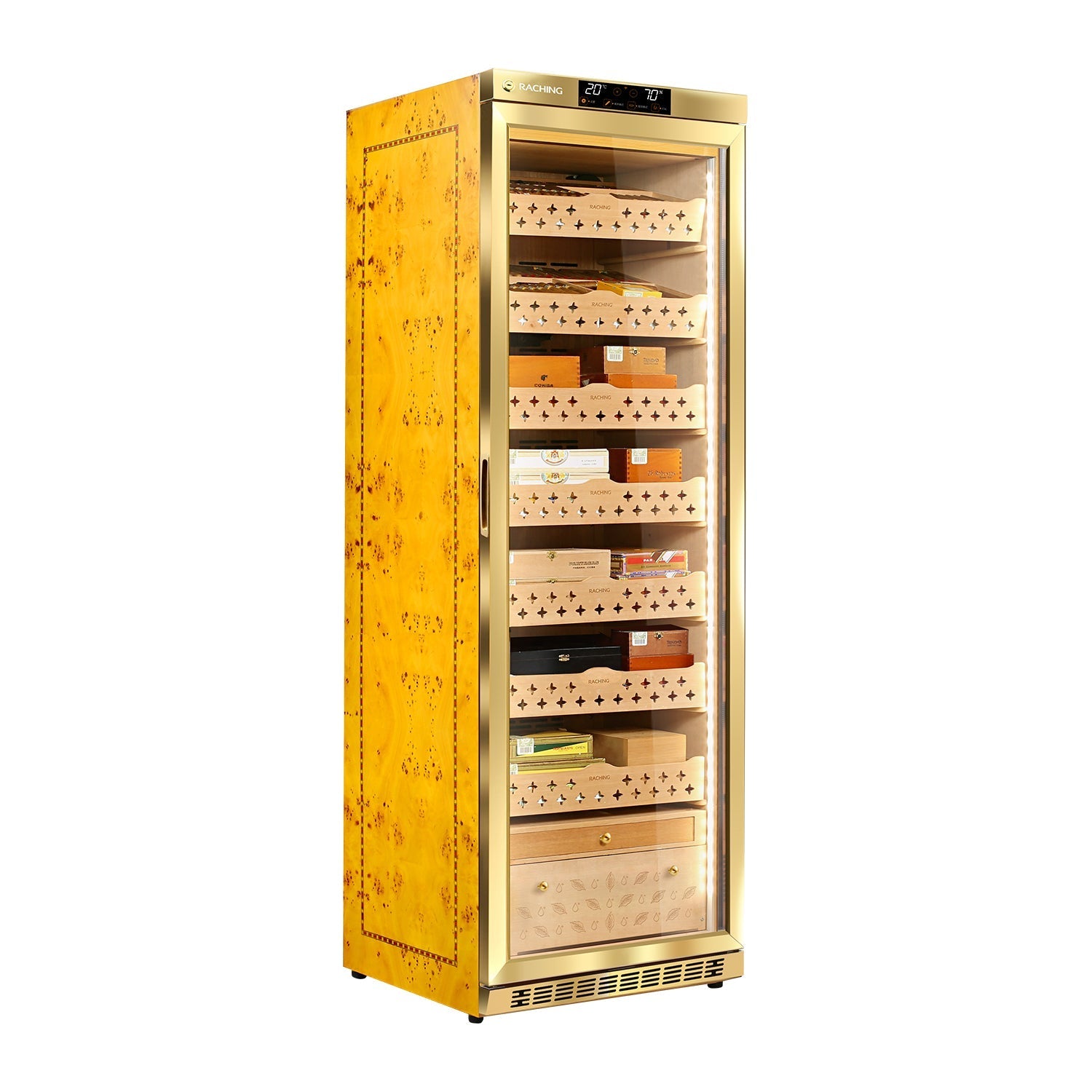 Raching MON3800A – Electric Climate Control Cabinet Humidor (1500–1800 Cigars)