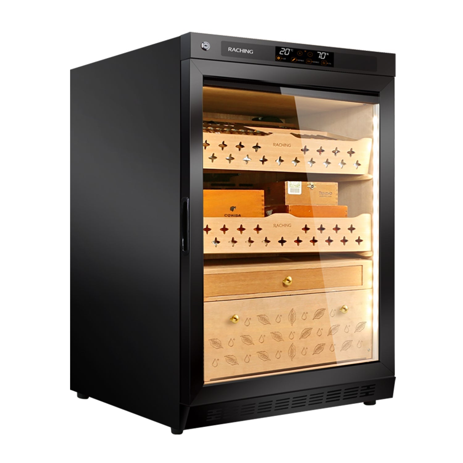 Raching MON800A – Electric Climate Control Cabinet Humidor (600 Cigars)