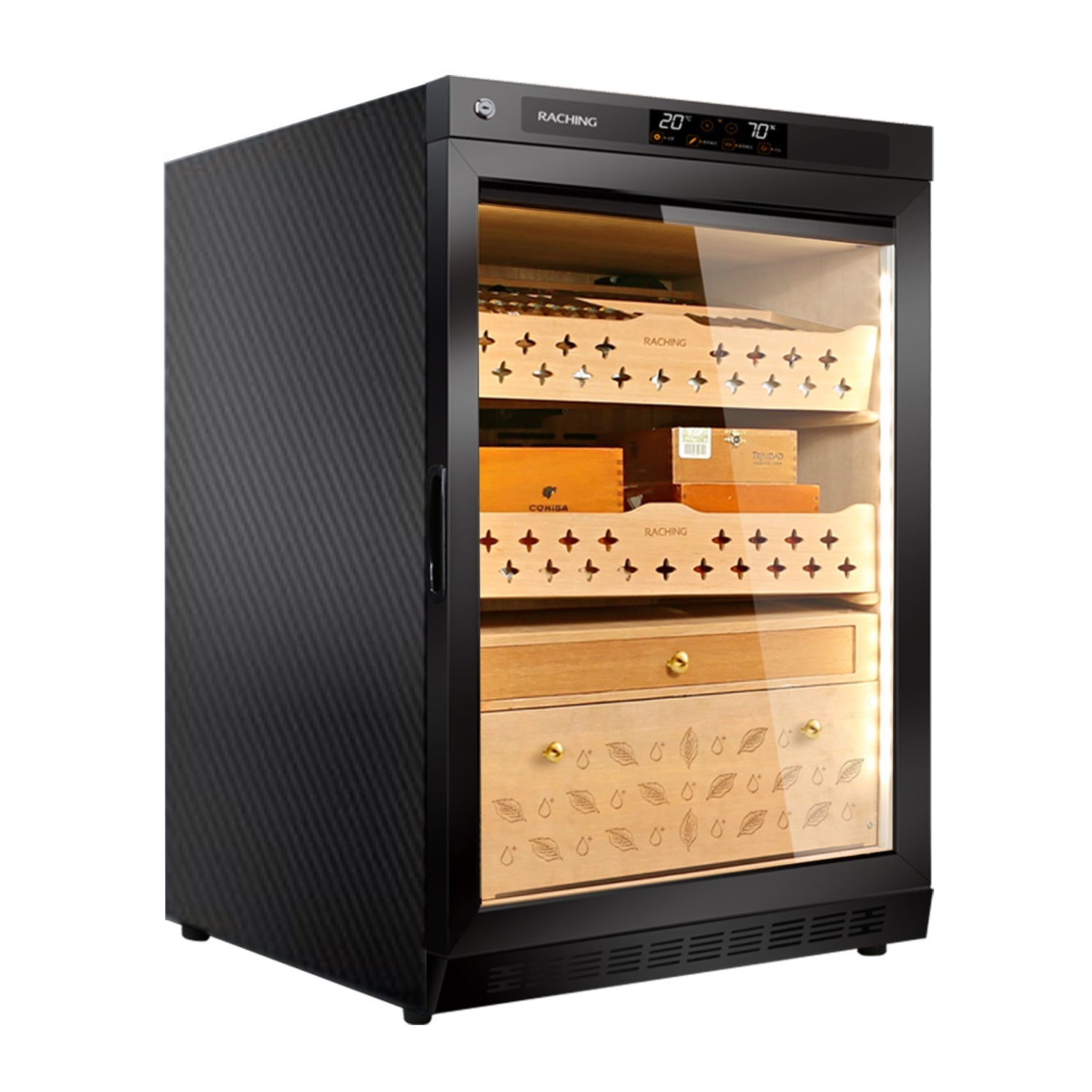 Raching MON800A – Electric Climate Control Cabinet Humidor (600 Cigars)