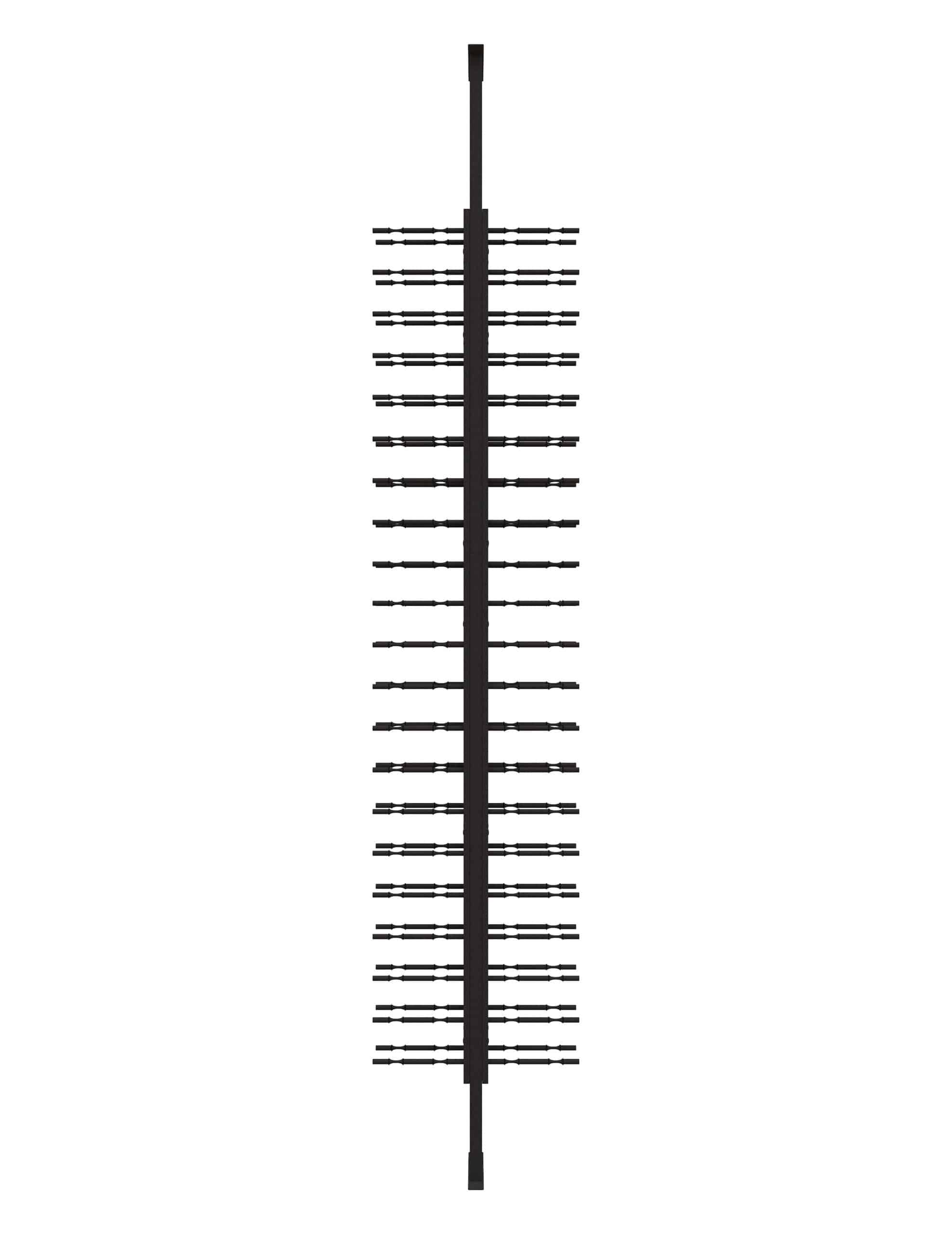 Ultra Wine Racks & Cellars Floor-to-Ceiling Mounted Wine Rack Display – 2-Sided (84 Bottles)