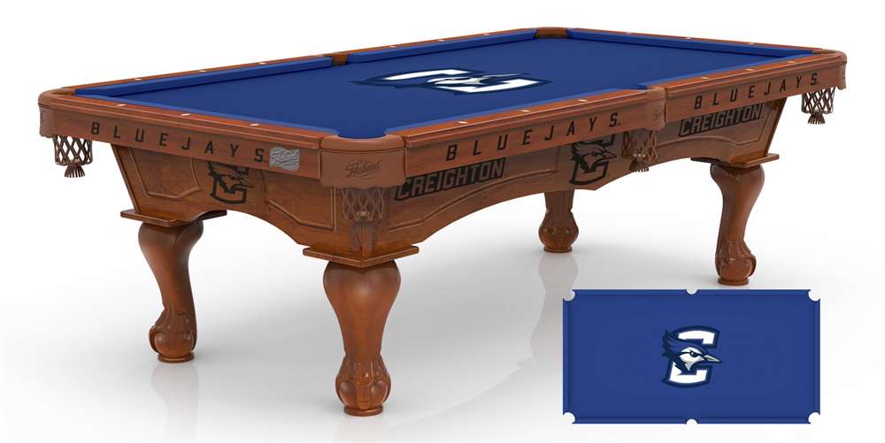 Holland Bar Stool Officially Licensed Logo 8 ft. Pool Table