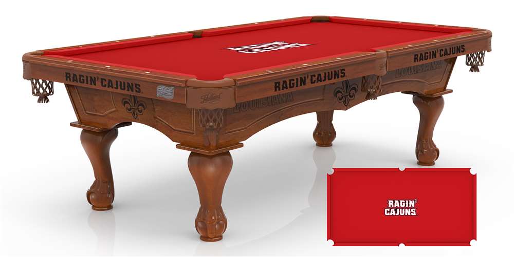 Holland Bar Stool Officially Licensed Logo 8 ft. Pool Table