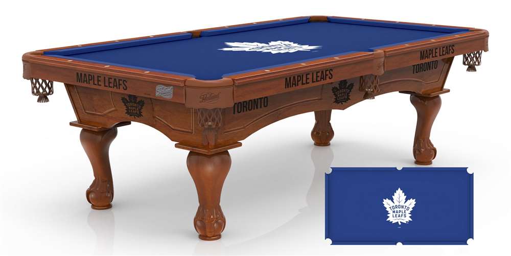 Holland Bar Stool Officially Licensed Logo 8 ft. Pool Table