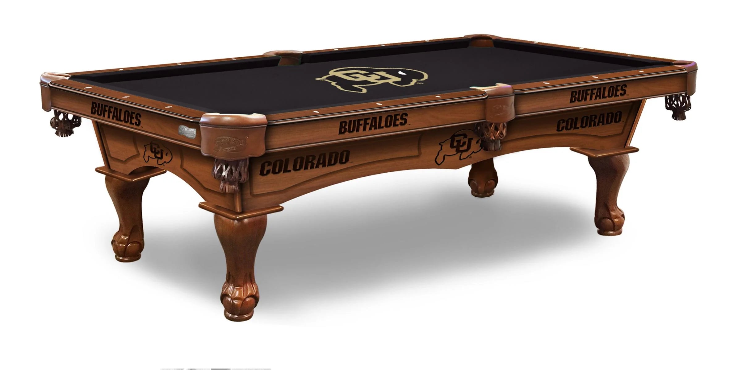 Holland Bar Stool Officially Licensed Logo 8 ft. Pool Table