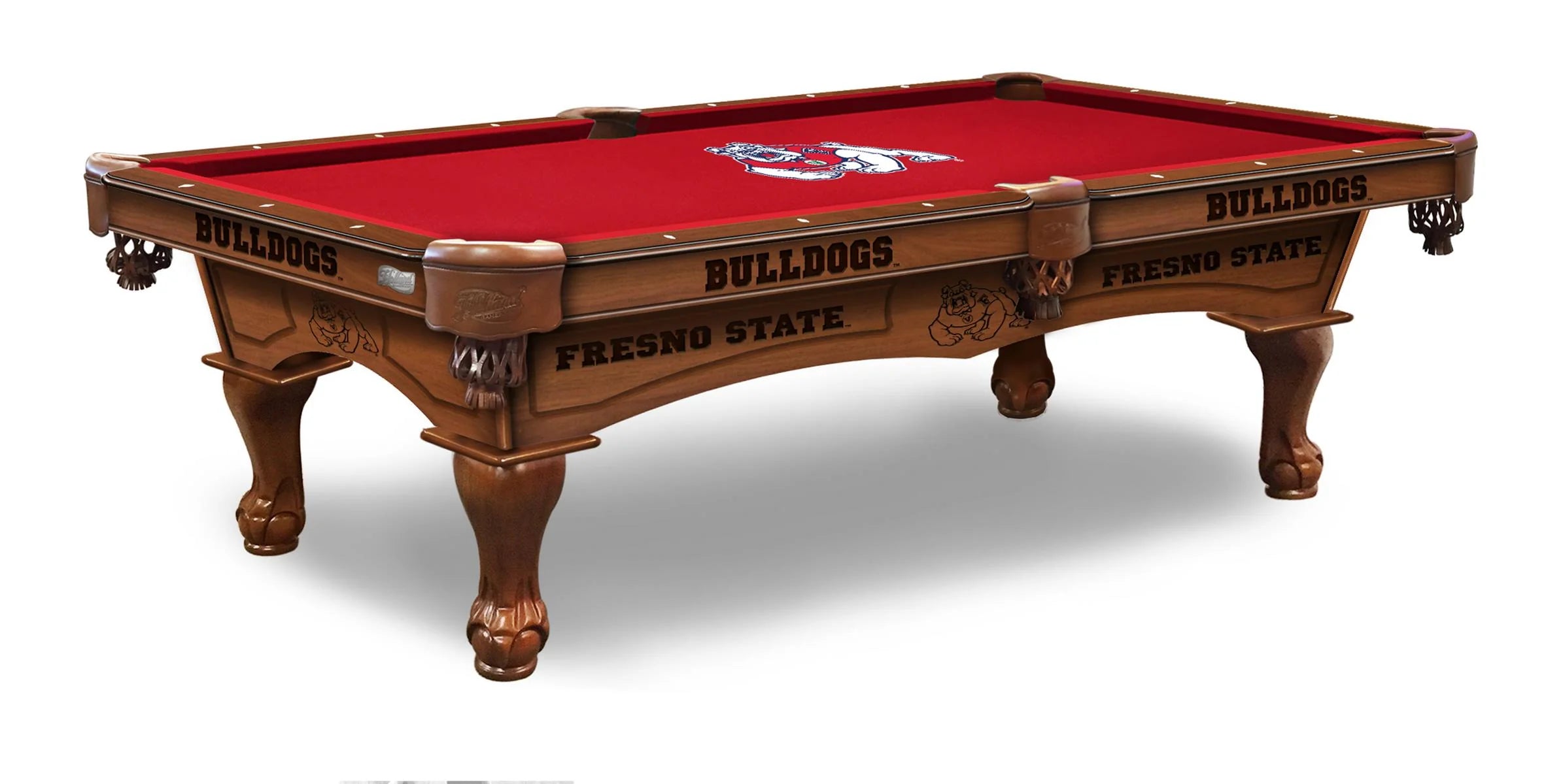 Holland Bar Stool Officially Licensed Logo 8 ft. Pool Table