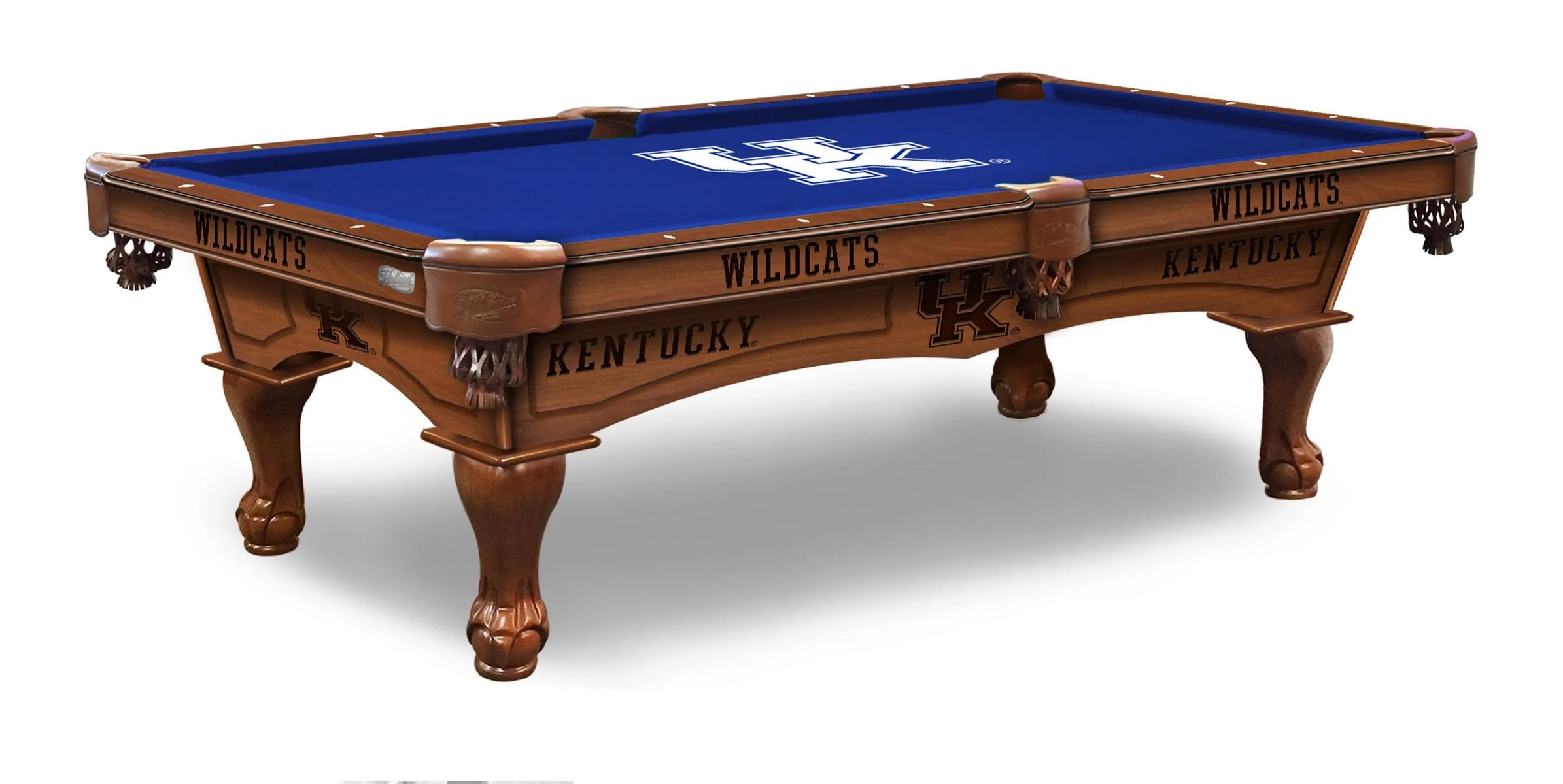 Holland Bar Stool Officially Licensed Logo 8 ft. Pool Table