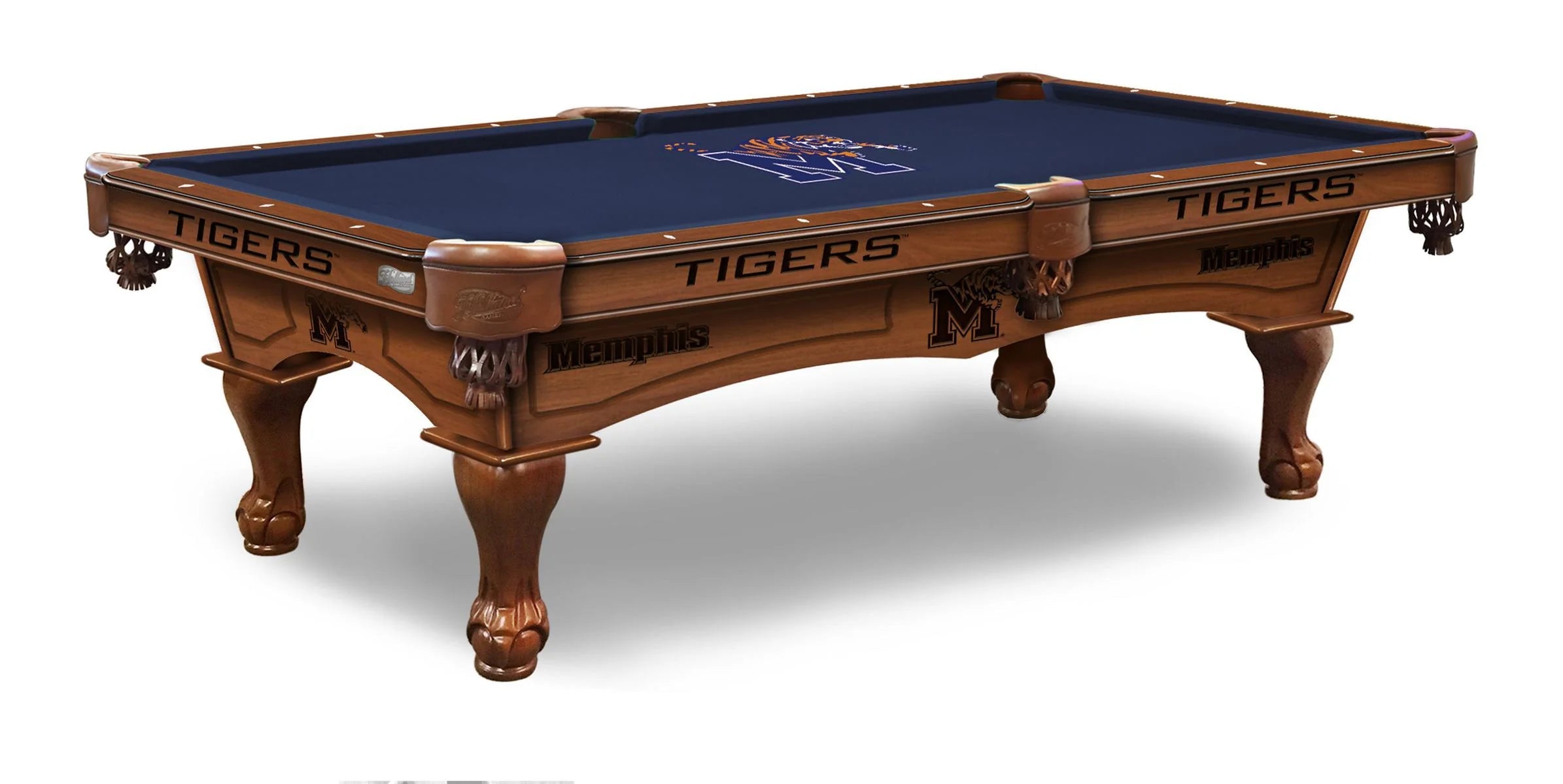 Holland Bar Stool Officially Licensed Logo 8 ft. Pool Table