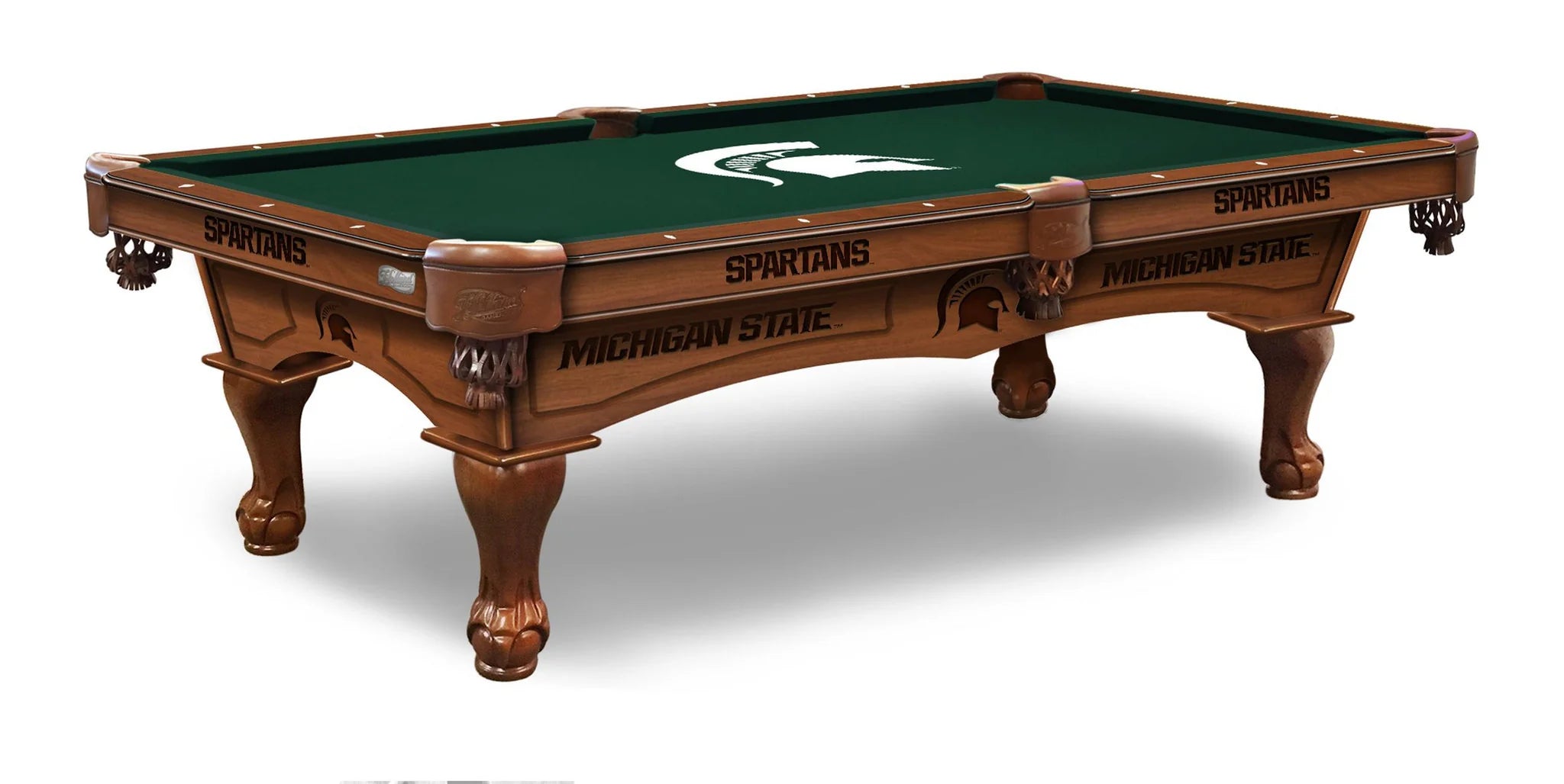 Holland Bar Stool Officially Licensed Logo 8 ft. Pool Table