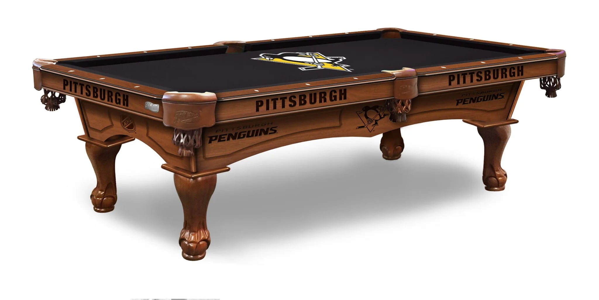 Holland Bar Stool Officially Licensed Logo 8 ft. Pool Table