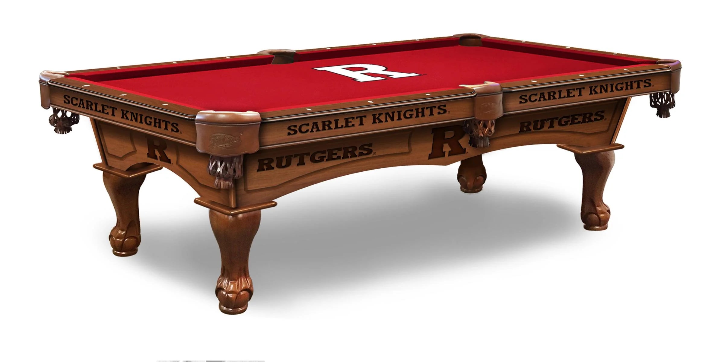 Holland Bar Stool Officially Licensed Logo 8 ft. Pool Table