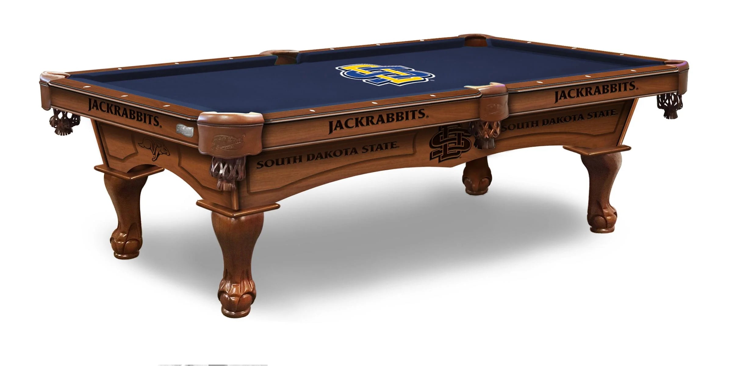 Holland Bar Stool Officially Licensed Logo 8 ft. Pool Table