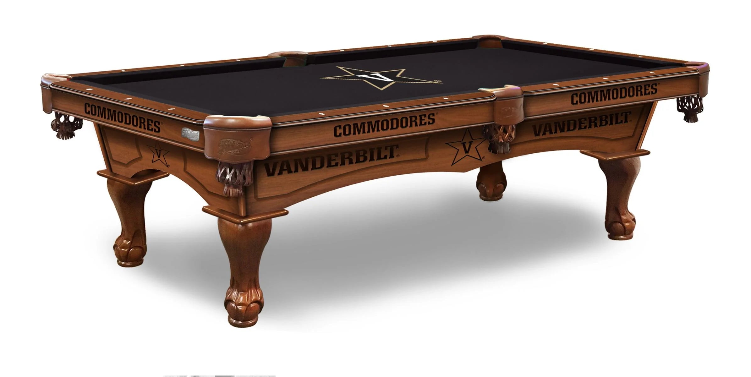Holland Bar Stool Officially Licensed Logo 8 ft. Pool Table