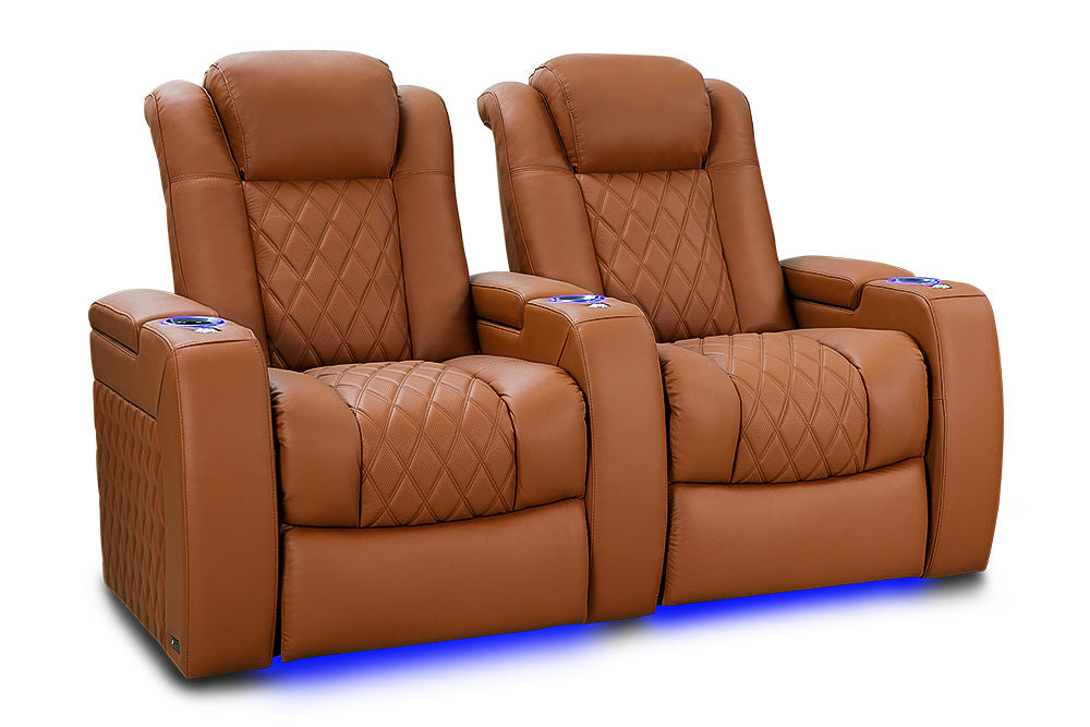 Valencia Tuscany Ultimate 20K Italian Semi-Aniline Leather Theater Seating – 2025 Ultimate Luxury Edition