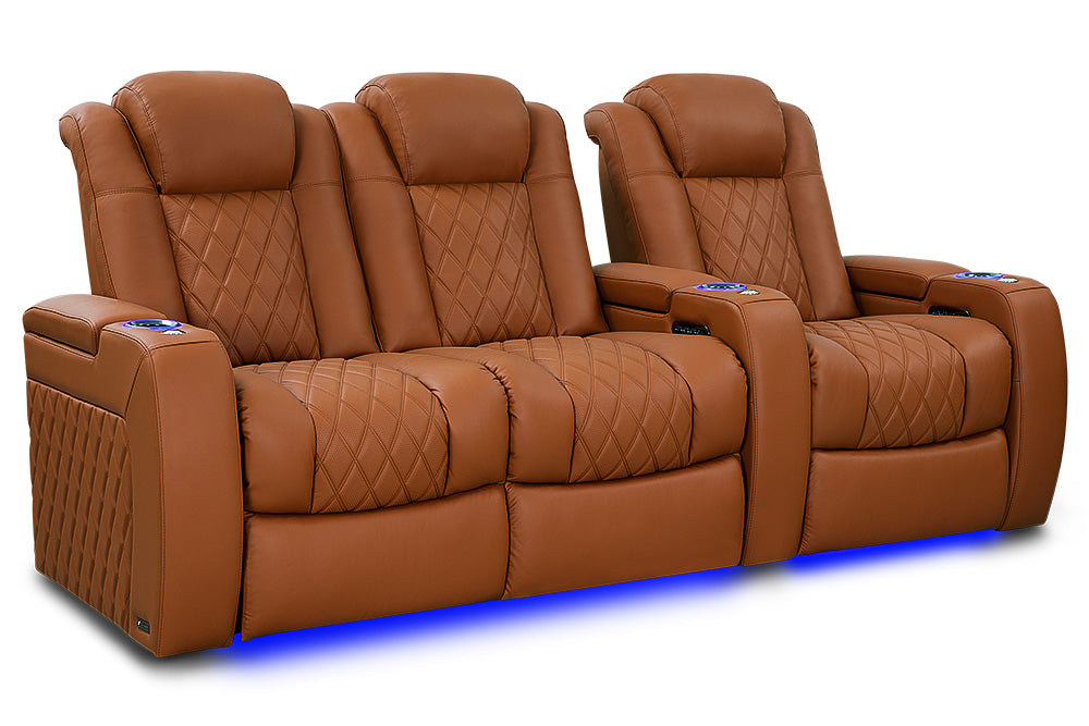 Valencia Tuscany Ultimate 20K Italian Semi-Aniline Leather Theater Seating – 2025 Ultimate Luxury Edition