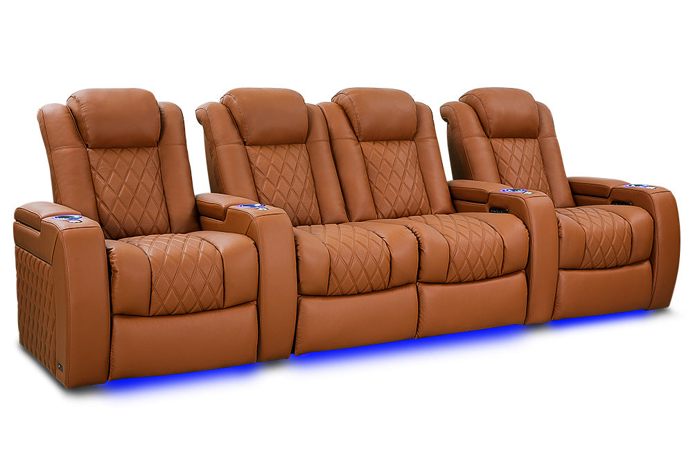 Valencia Tuscany Ultimate 20K Italian Semi-Aniline Leather Theater Seating – 2025 Ultimate Luxury Edition