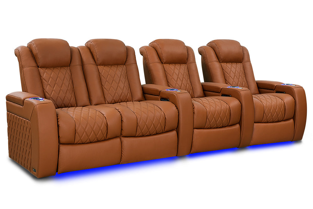 Valencia Tuscany Ultimate 20K Italian Semi-Aniline Leather Theater Seating – 2025 Ultimate Luxury Edition