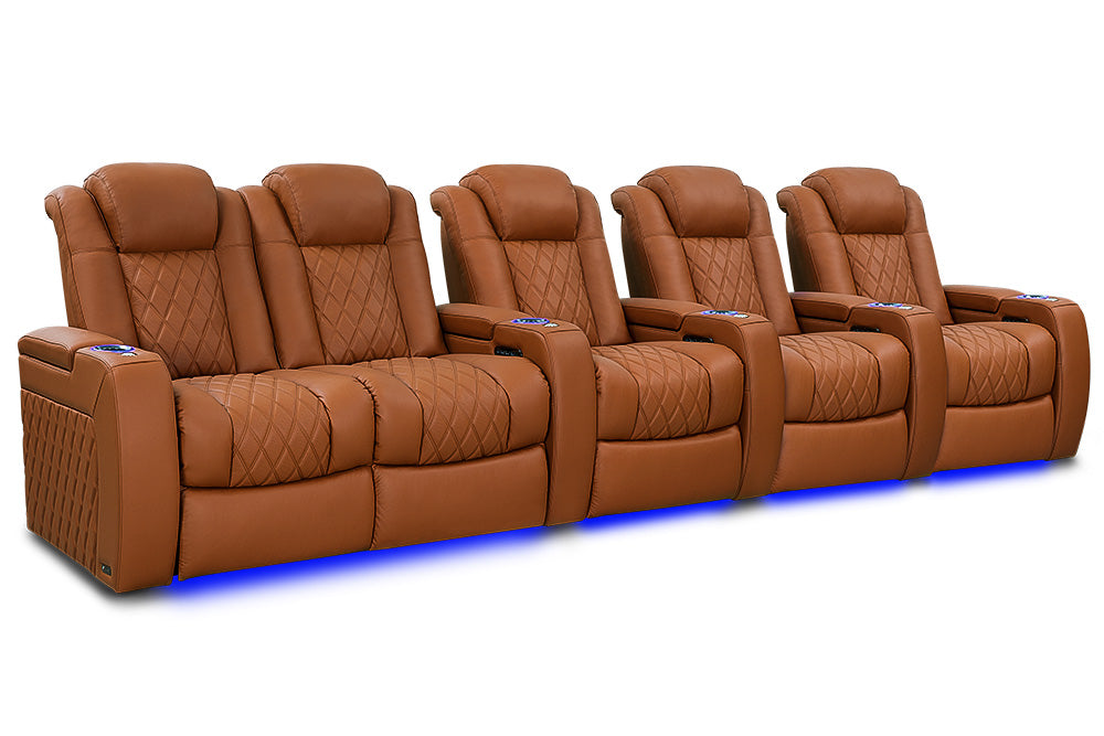 Valencia Tuscany Ultimate 20K Italian Semi-Aniline Leather Theater Seating – 2025 Ultimate Luxury Edition
