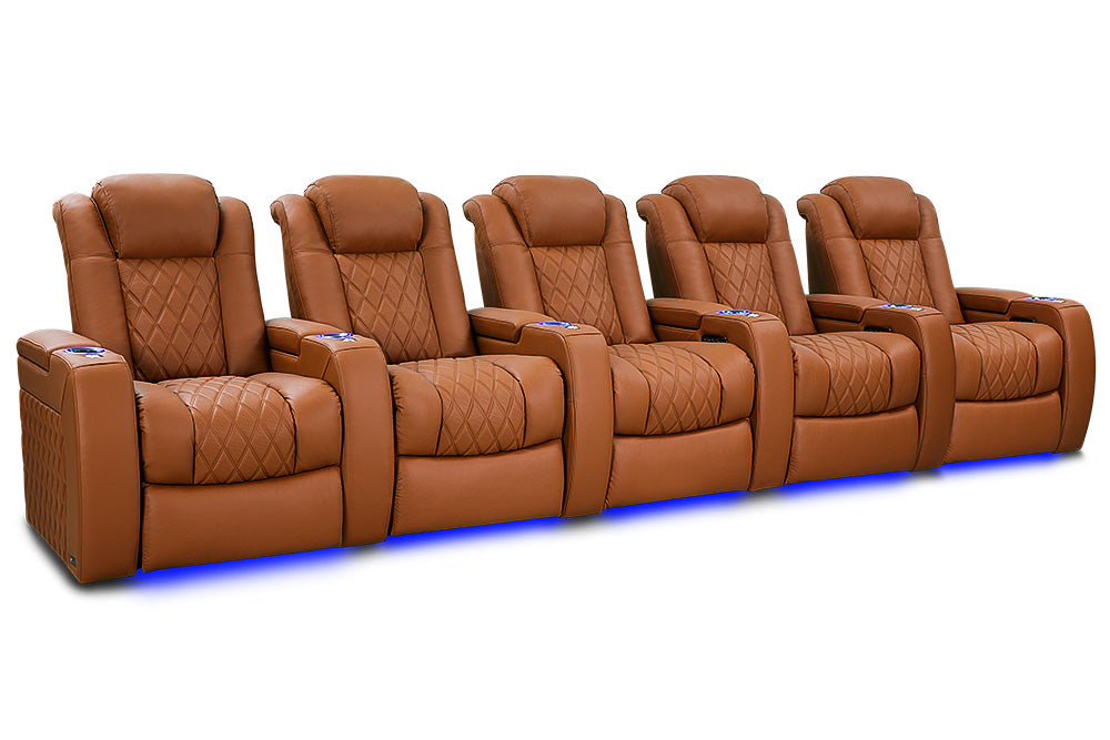 Valencia Tuscany Ultimate 20K Italian Semi-Aniline Leather Theater Seating – 2025 Ultimate Luxury Edition