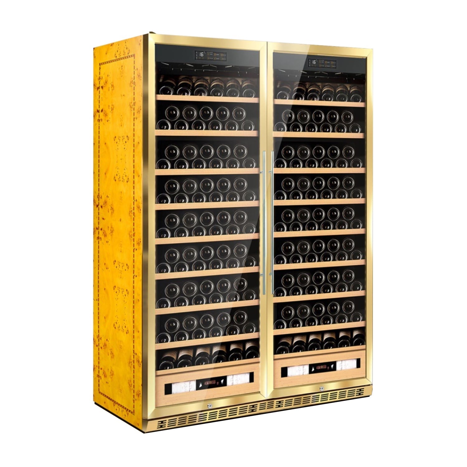 Raching SD800 – Smart Dual-Door Humidor & Wine Cooler (Cigars + Wine Storage Combo)