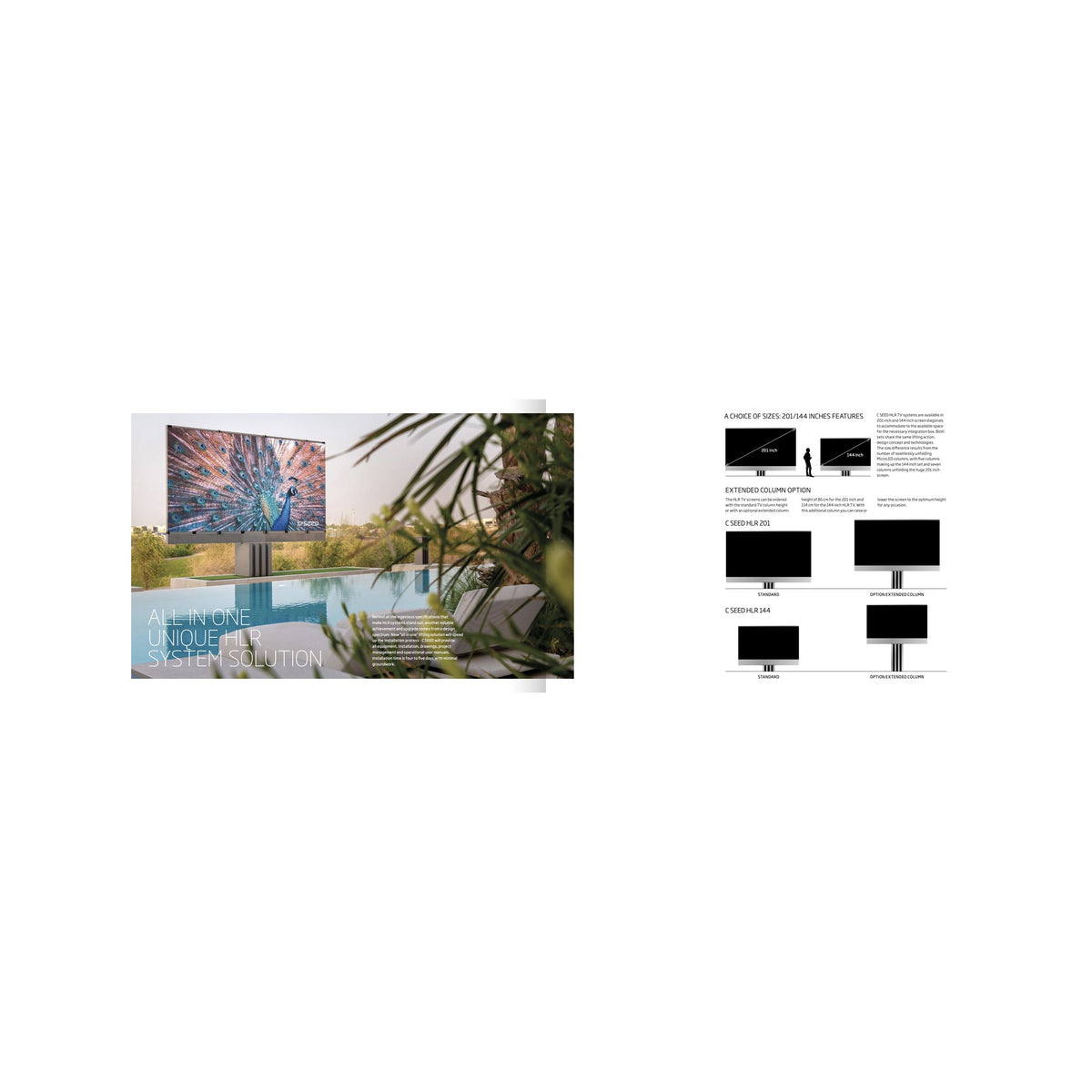 Vertical Outdoor TV