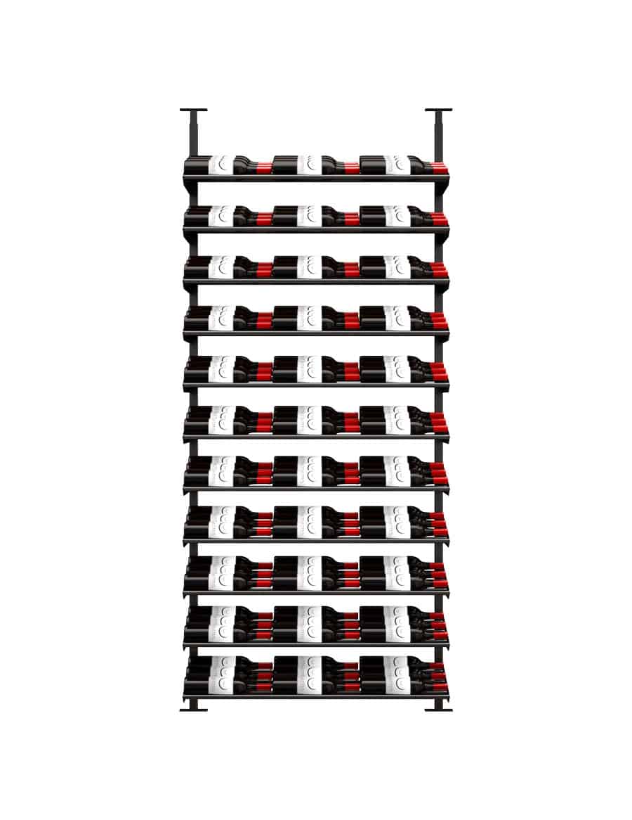 Ultra Wine Racks & Cellars Showcase Standard Cascade Kits (66–99 Bottles)