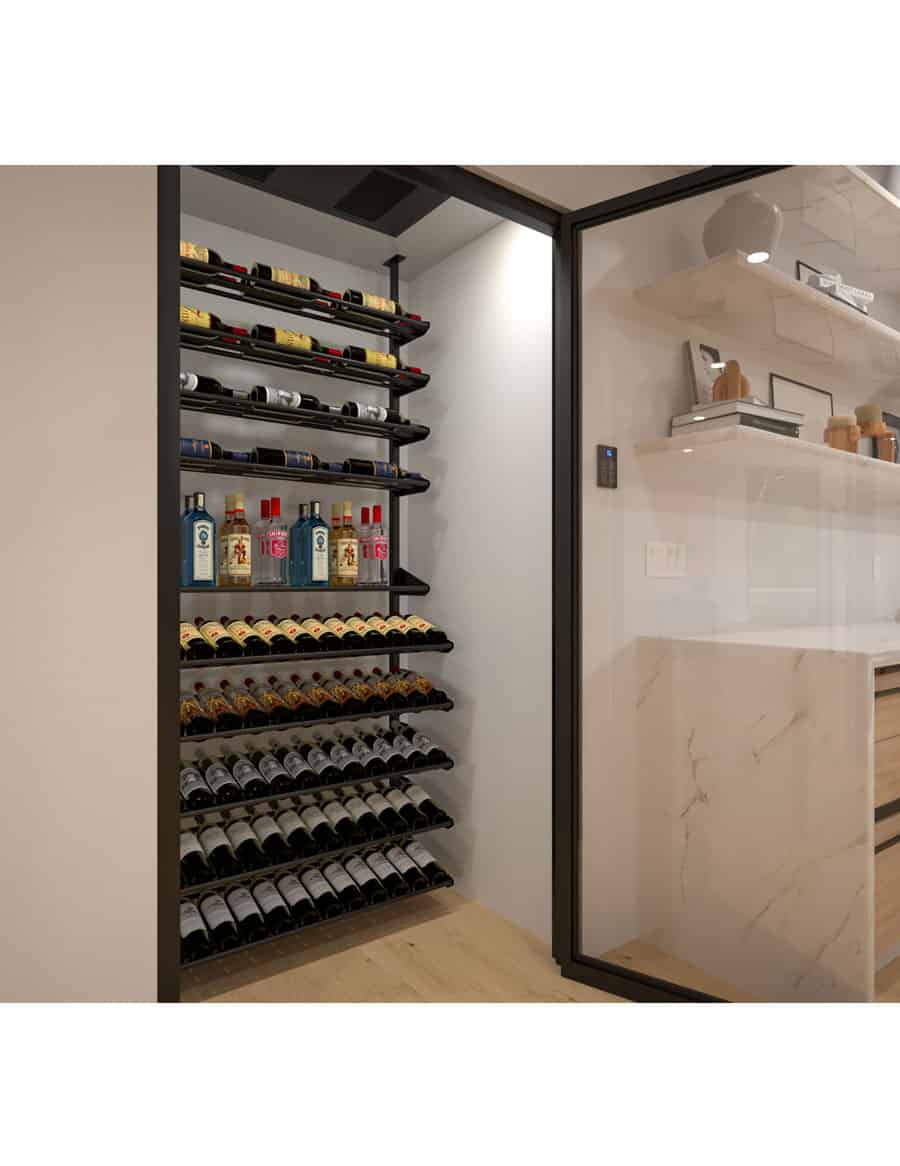 Ultra Wine Racks & Cellars Showcase Featured Centerpiece Kit (90–100 Bottles)