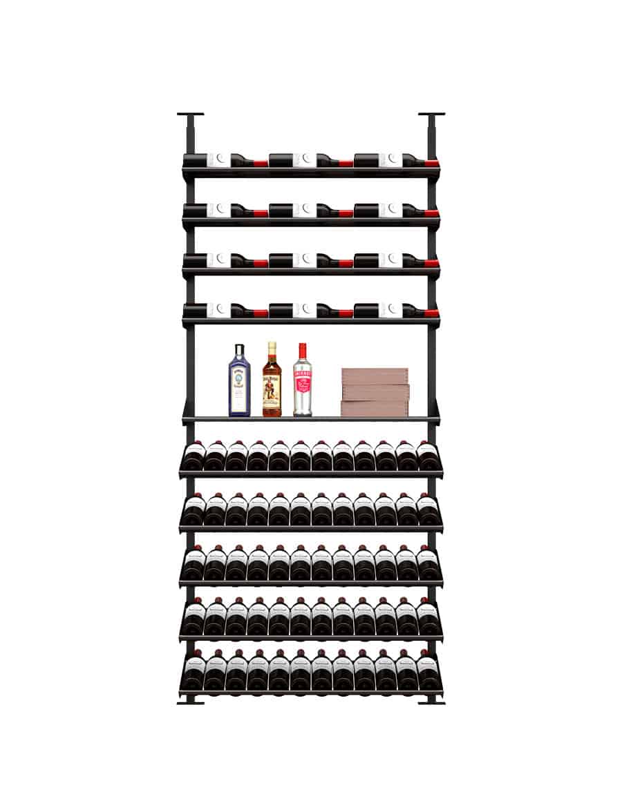 Ultra Wine Racks & Cellars Showcase Featured Centerpiece Kit (90–100 Bottles)