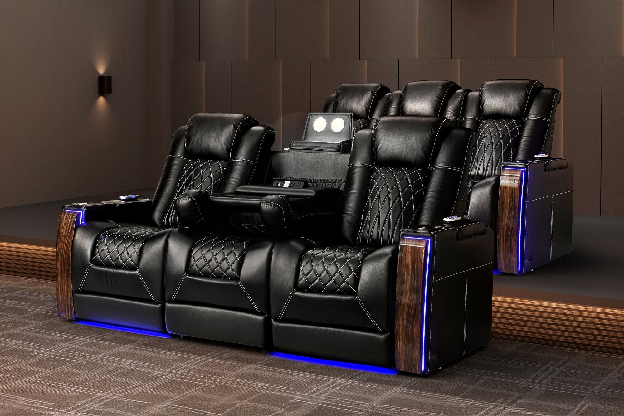 Valencia Tuscany Executive Console Theater Seating – Heat & Massage (2025 Edition)