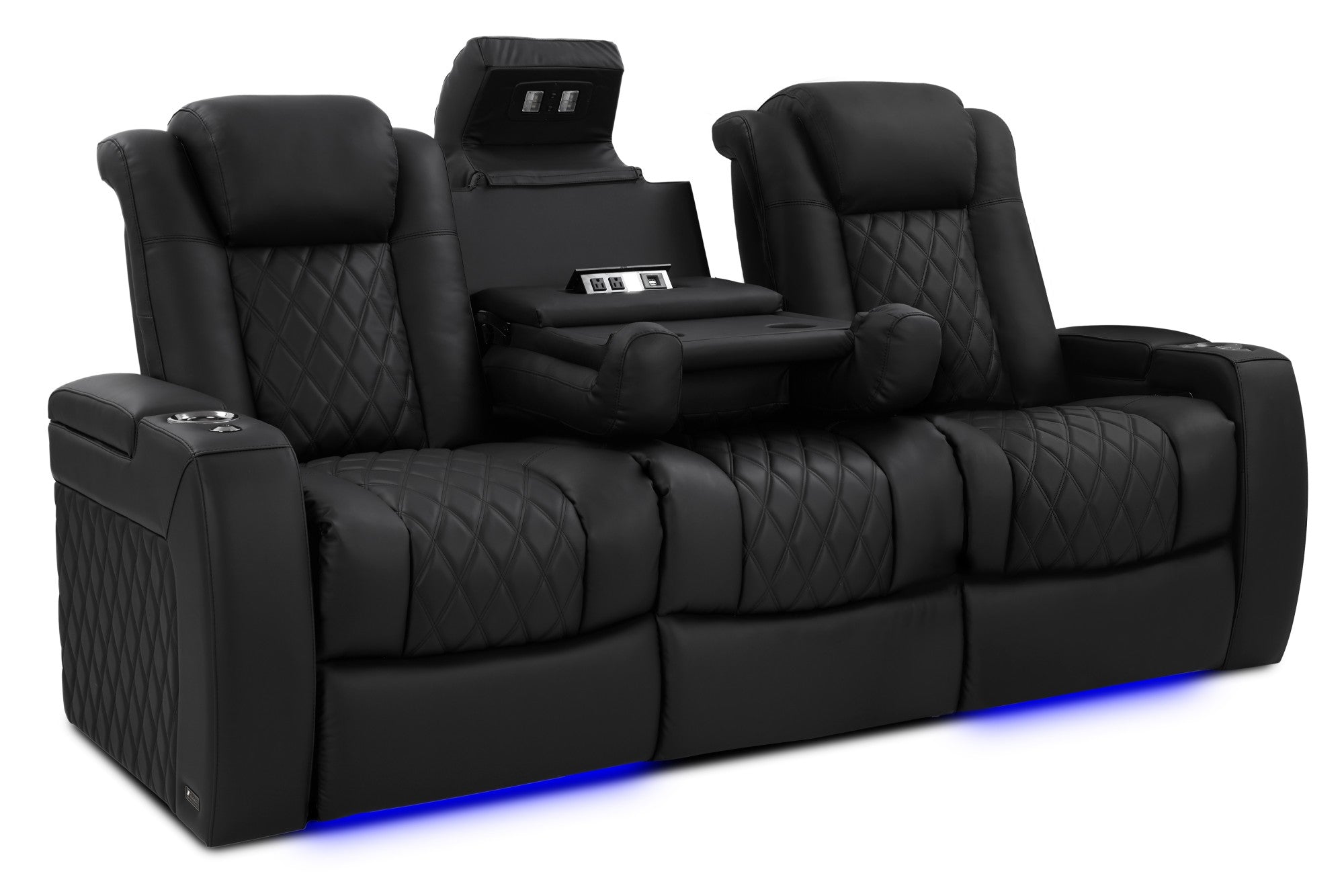 Valencia Tuscany Luxury Console Italian Leather Home Theater Seating – 2025 Edition