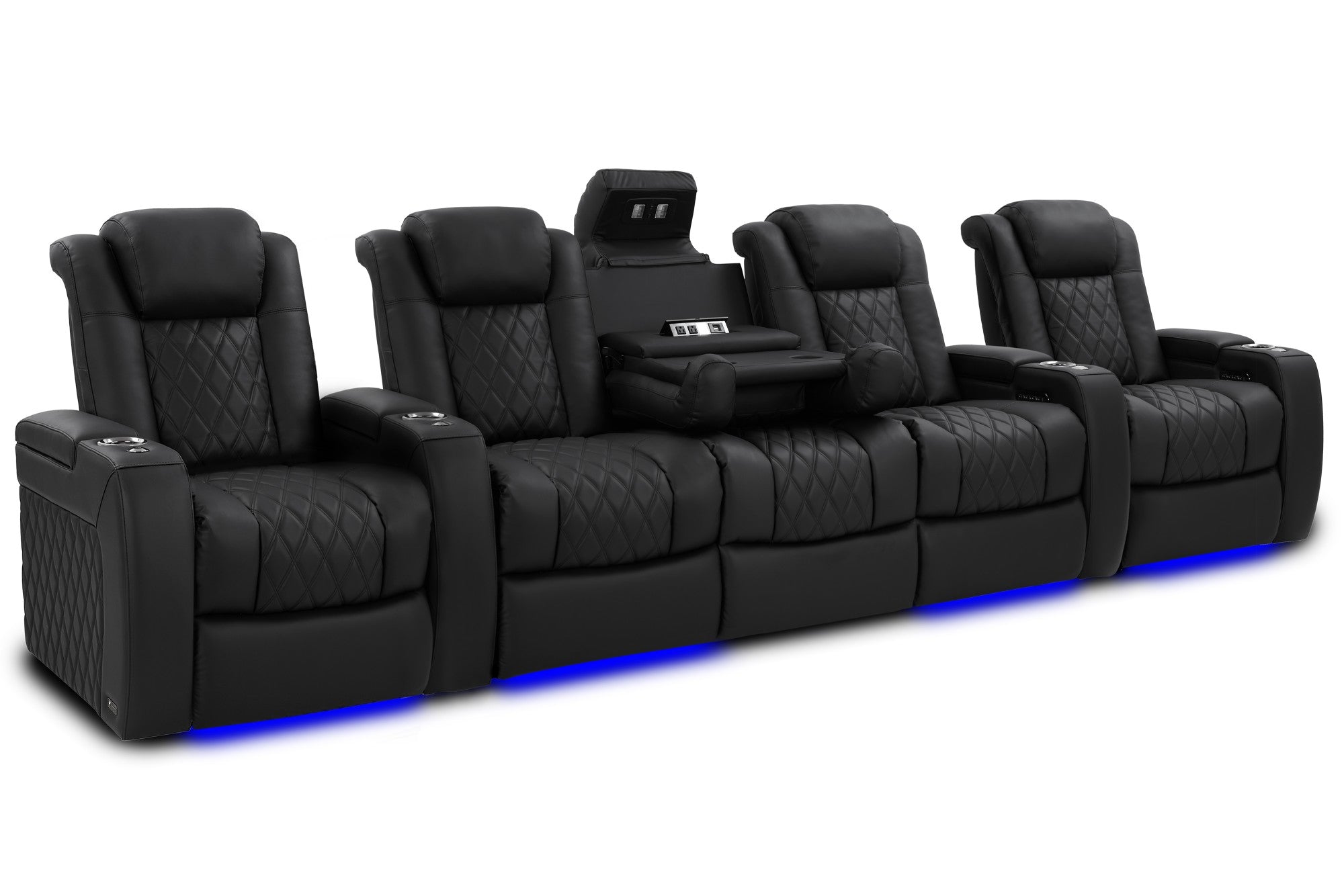 Valencia Tuscany Luxury Console Italian Leather Home Theater Seating – 2025 Edition