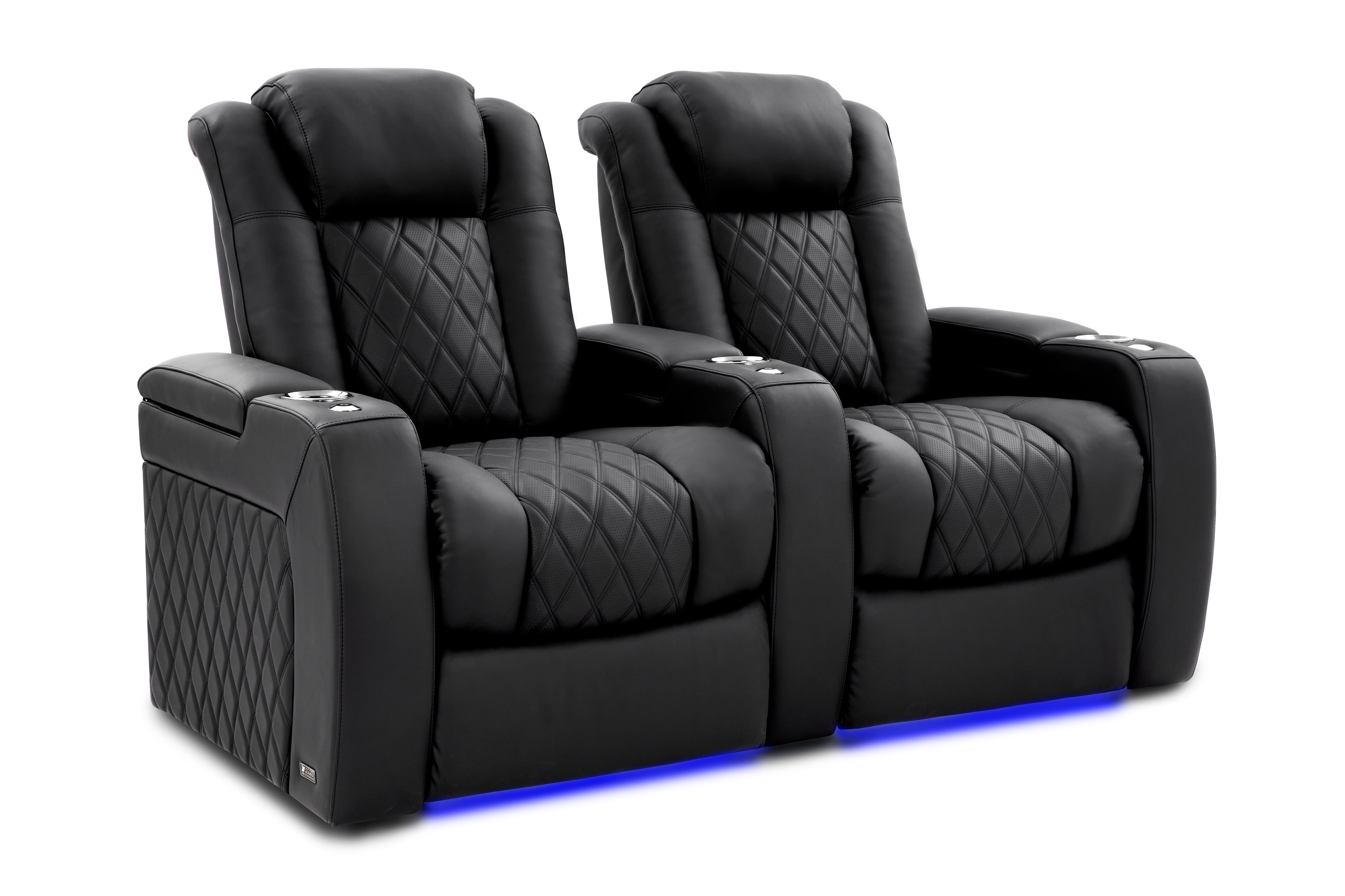 Valencia Tuscany Ultimate Heat & Ventilation Italian Semi-Aniline Leather Theater Seating