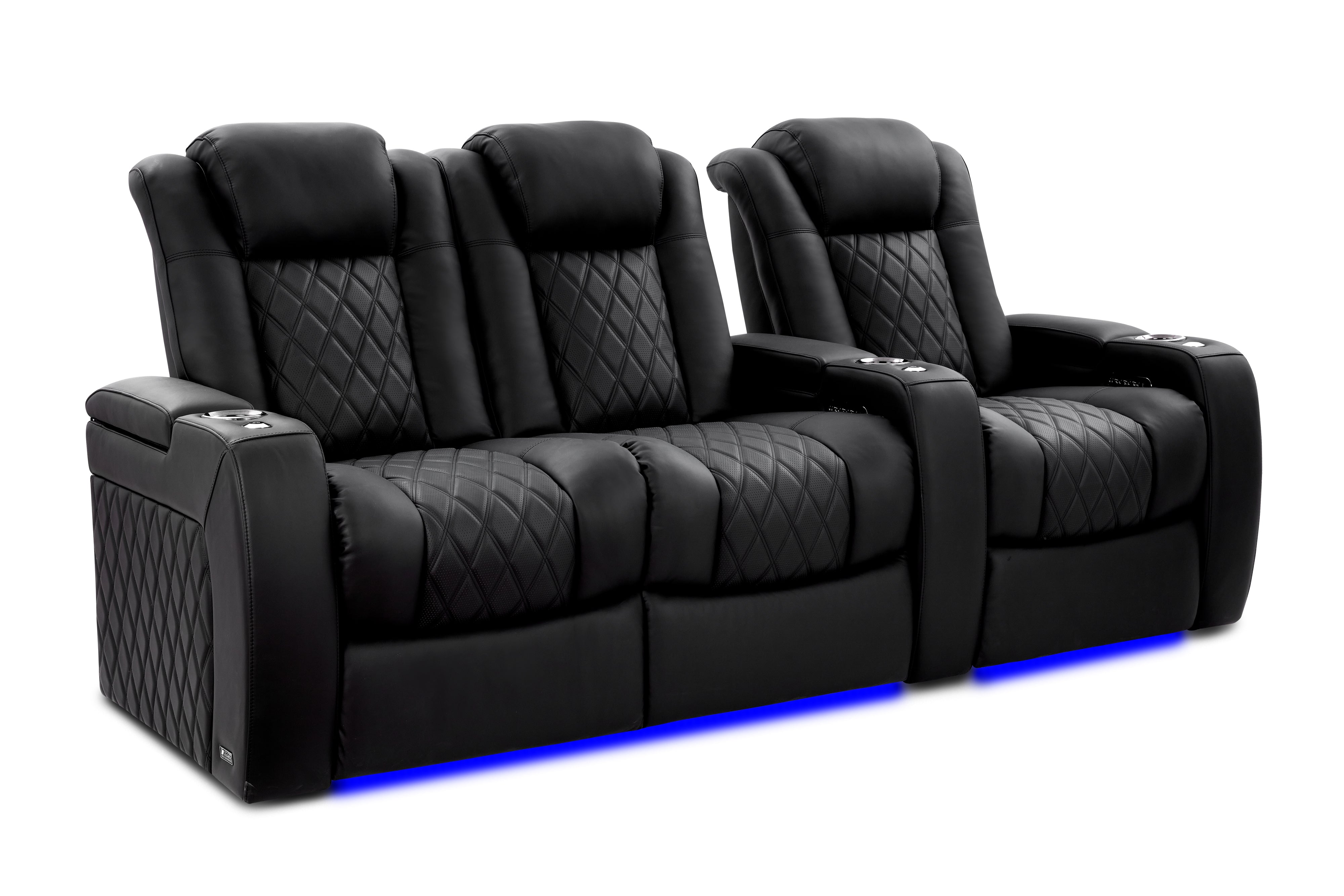 Valencia Tuscany Ultimate Heat & Ventilation Italian Semi-Aniline Leather Theater Seating