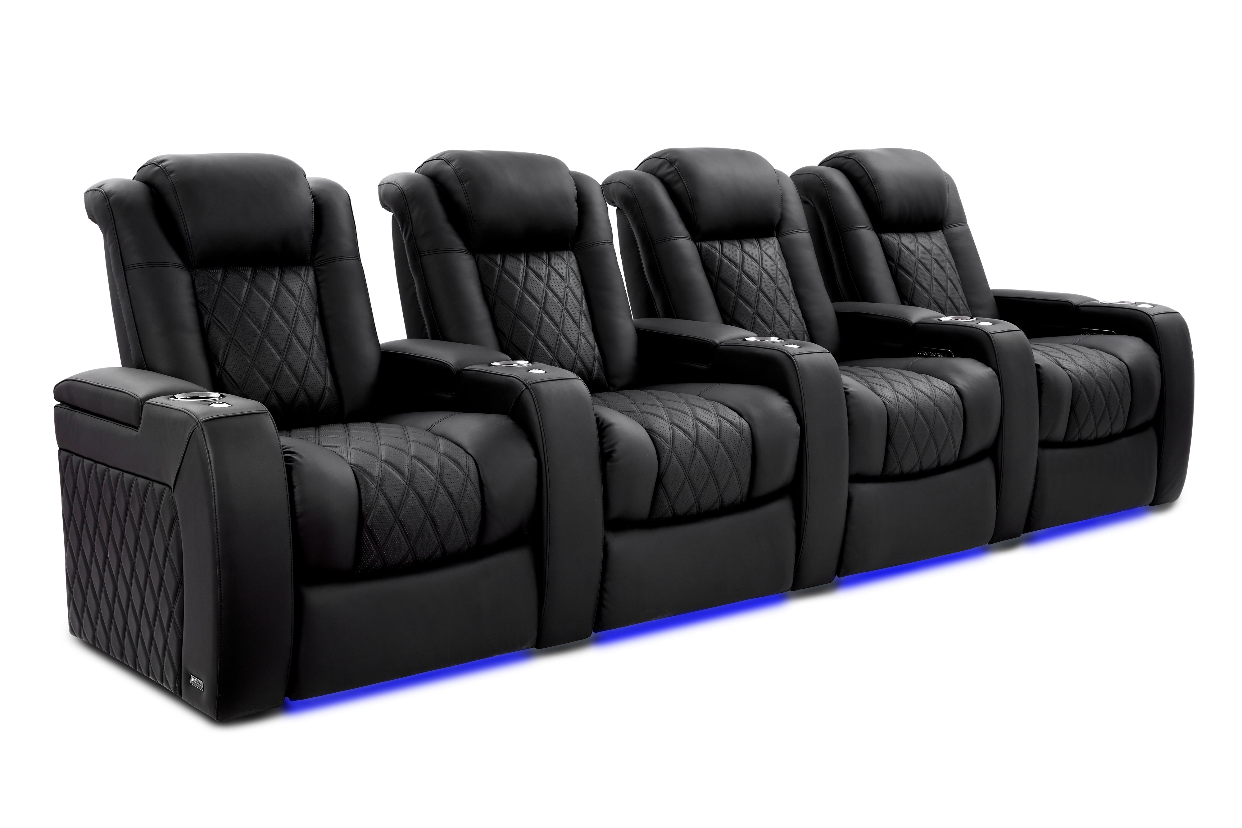 Valencia Tuscany Ultimate Heat & Ventilation Italian Semi-Aniline Leather Theater Seating