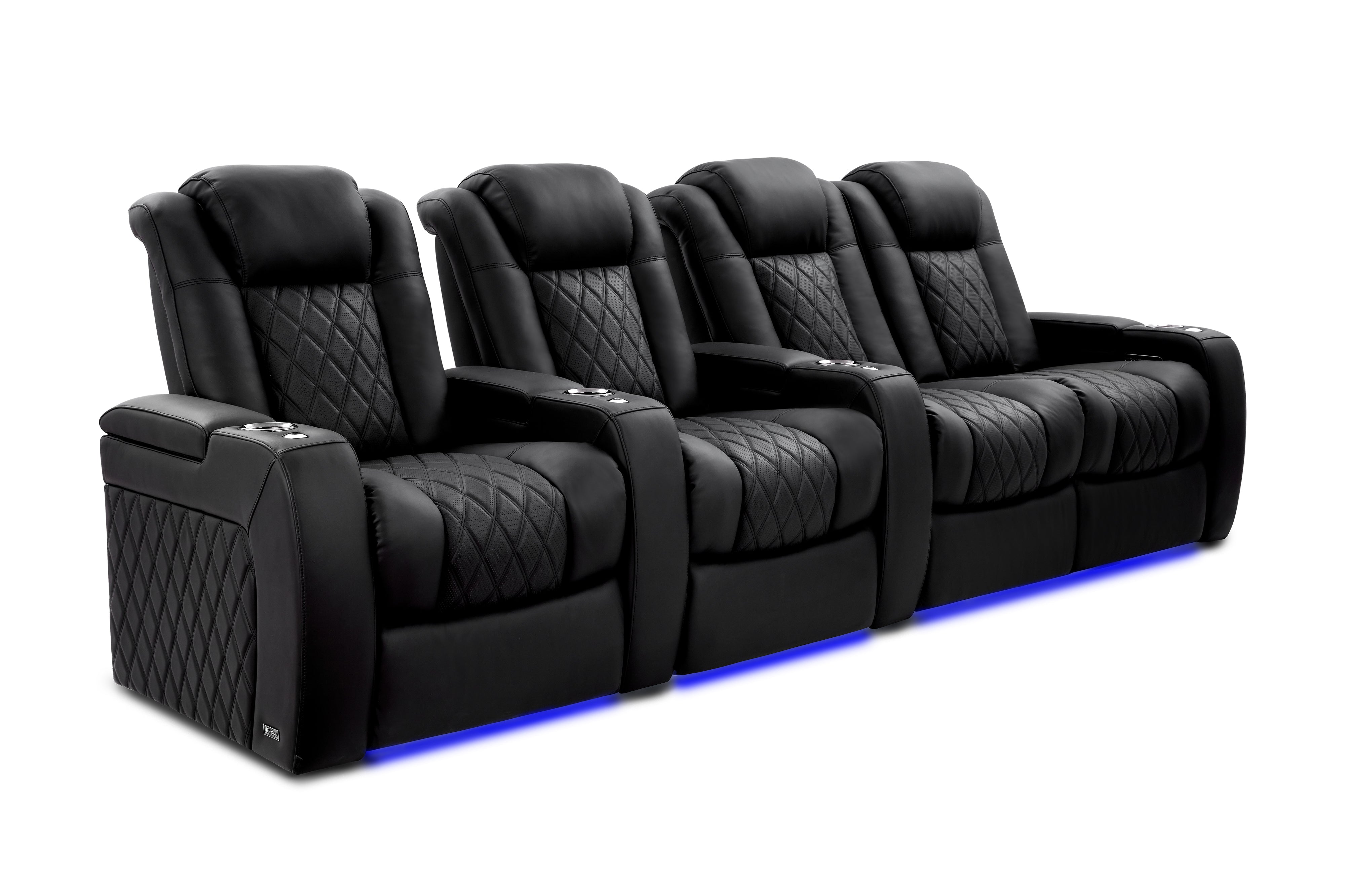 Valencia Tuscany Ultimate Heat & Ventilation Italian Semi-Aniline Leather Theater Seating