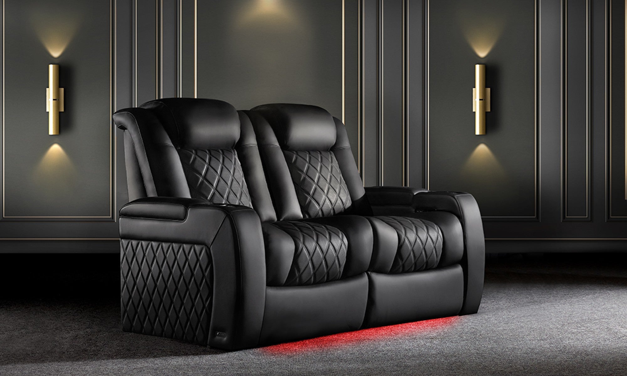 Valencia Tuscany XL Luxury Italian Semi-Aniline Leather Theater Seating – 2025 Edition