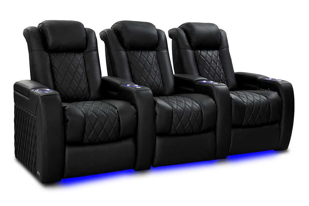 Valencia Tuscany Slim Ultimate Italian Semi-Aniline Leather Theater Seating – 2025 Luxury Edition