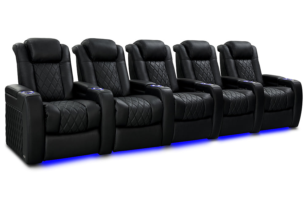 Valencia Tuscany Slim Ultimate Italian Semi-Aniline Leather Theater Seating – 2025 Luxury Edition