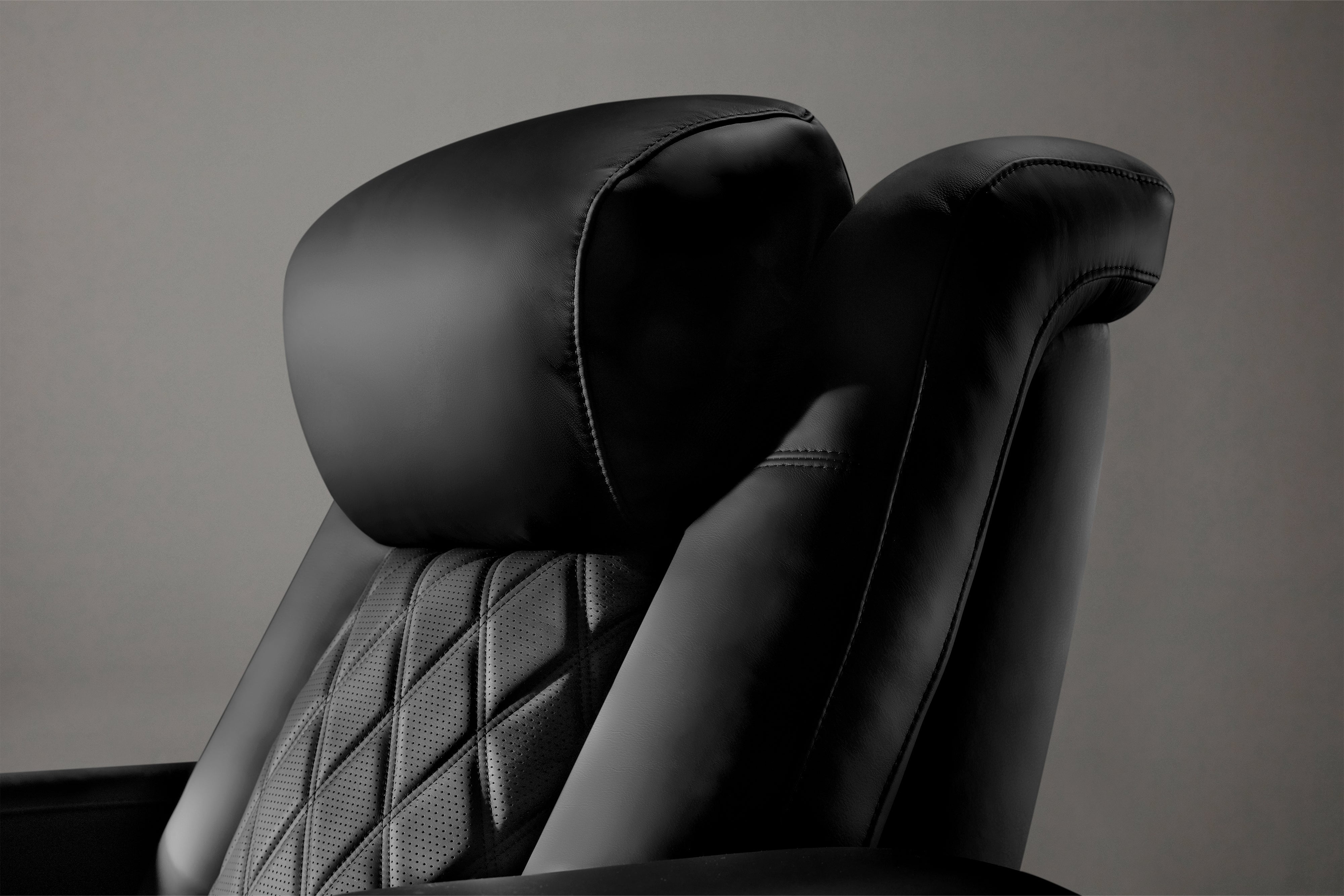 Valencia Tuscany Ultimate Heat & Ventilation Italian Semi-Aniline Leather Theater Seating