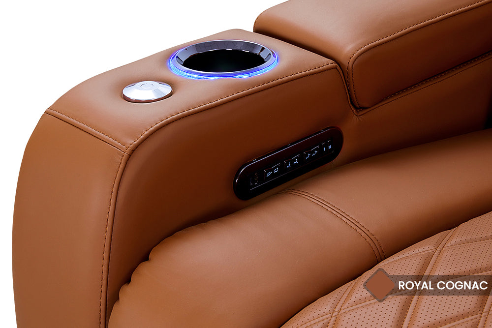 Valencia Tuscany Ultimate 20K Italian Semi-Aniline Leather Theater Seating – 2025 Ultimate Luxury Edition