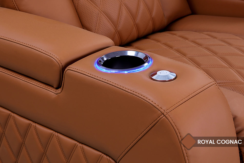 Valencia Tuscany Ultimate 20K Italian Semi-Aniline Leather Theater Seating – 2025 Ultimate Luxury Edition