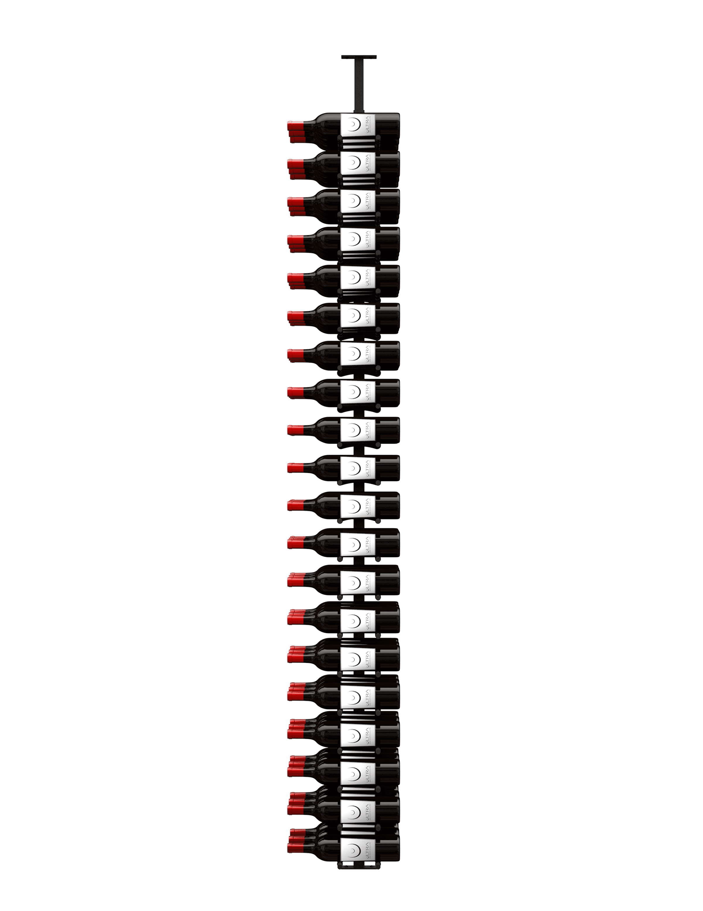 Ultra Wine Racks & Cellars HZ Minimalist Series 1-Sided Wine Rack Display (60 Bottles)
