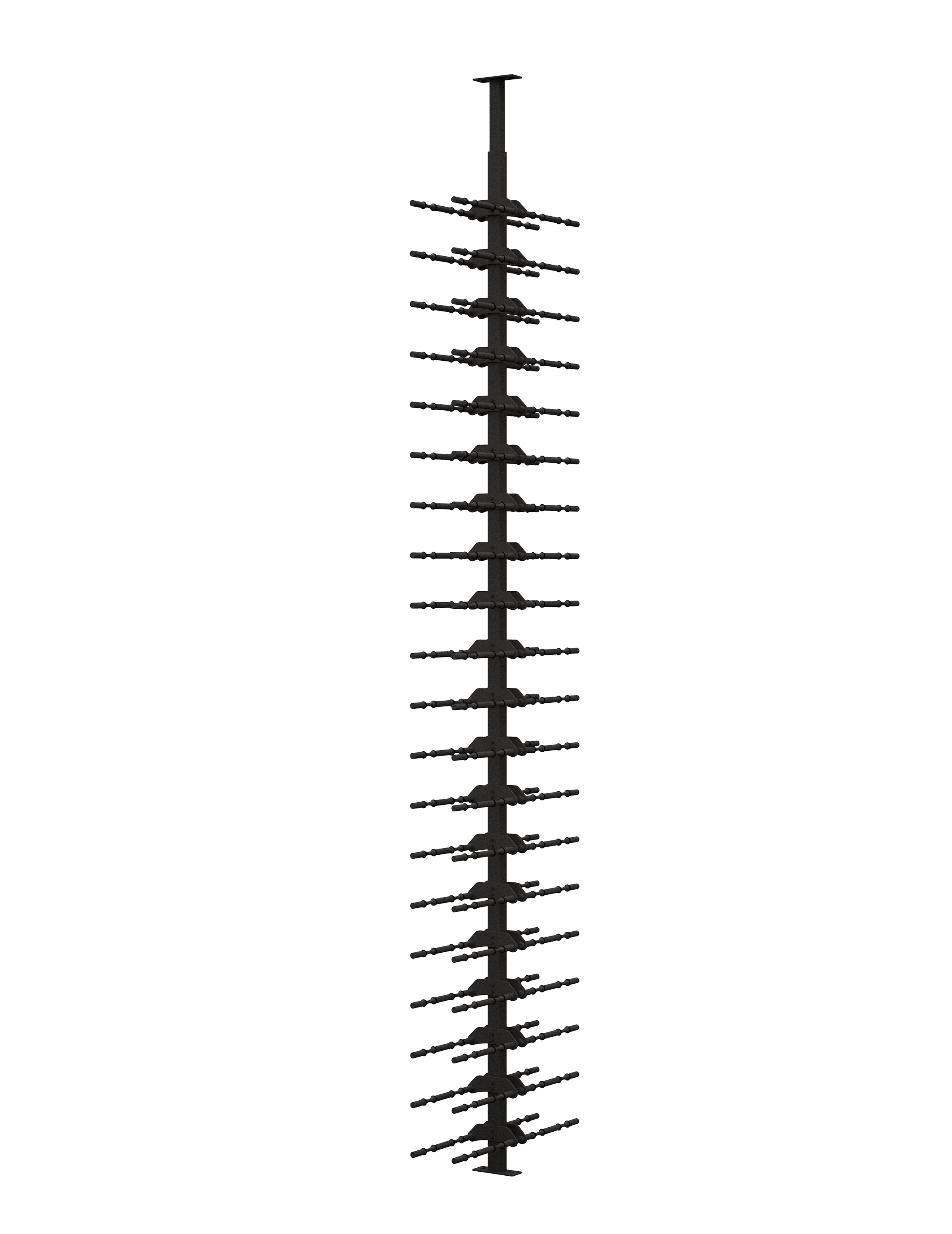 Ultra Wine Racks & Cellars HZ Minimalist Series 2-Sided Wine Rack Display (80 Bottles)