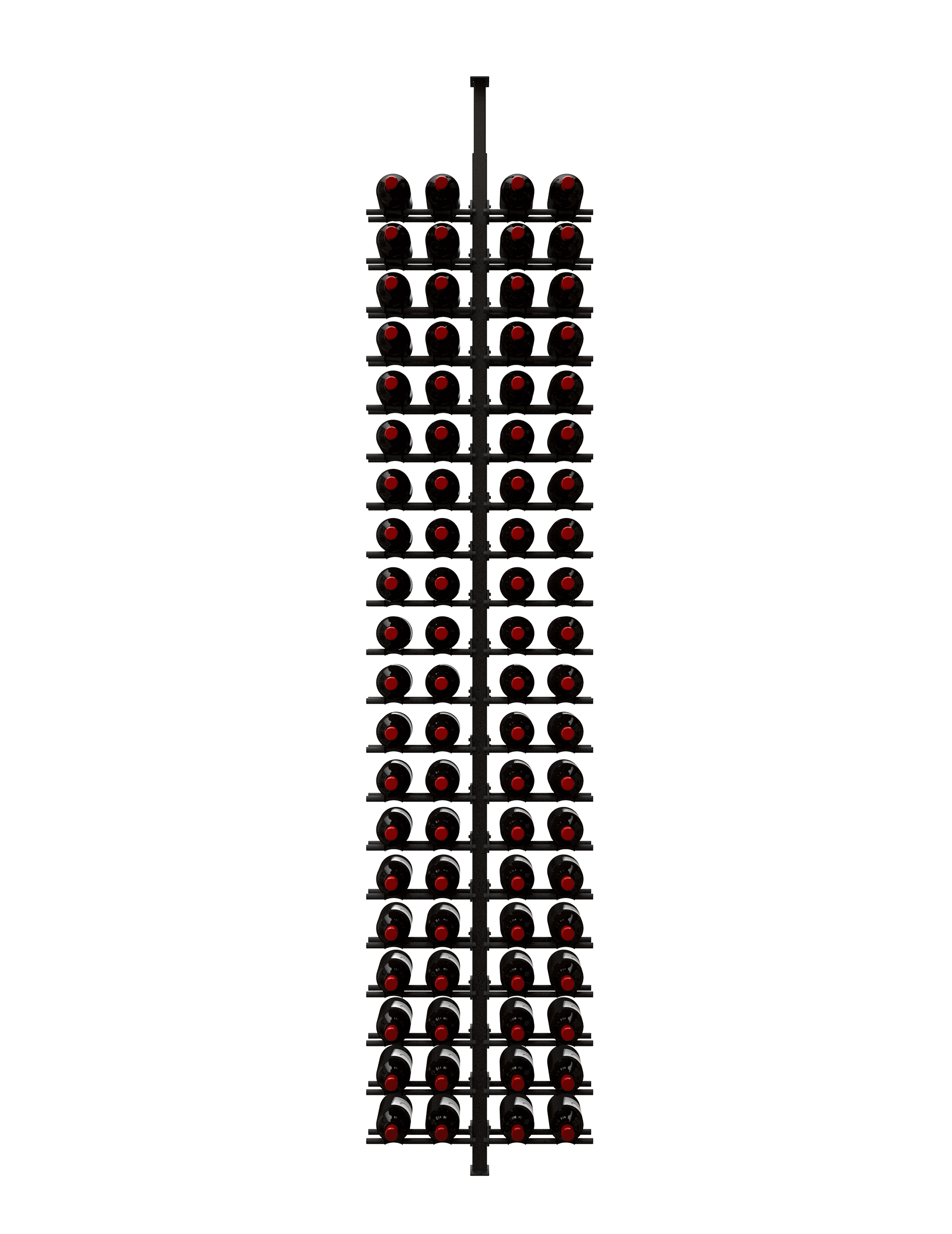 Ultra Wine Racks & Cellars HZ Minimalist Series 2-Sided Wine Rack Display (80 Bottles)