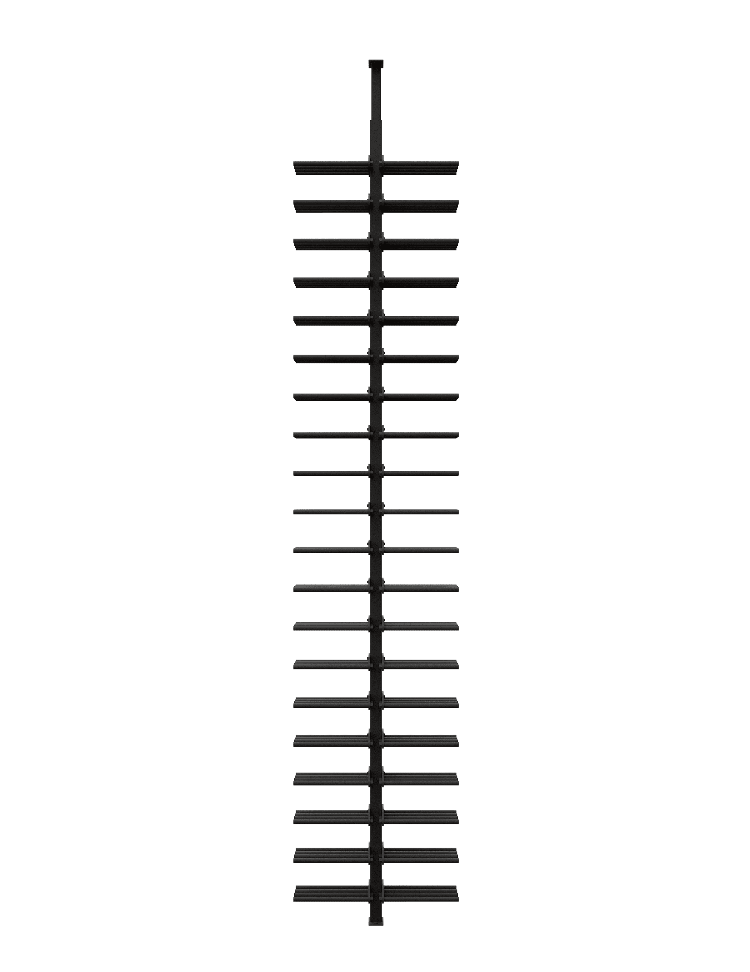 Ultra Wine Racks & Cellars ST Minimalist Series 2-Sided Wine Rack Display (80 Bottles)