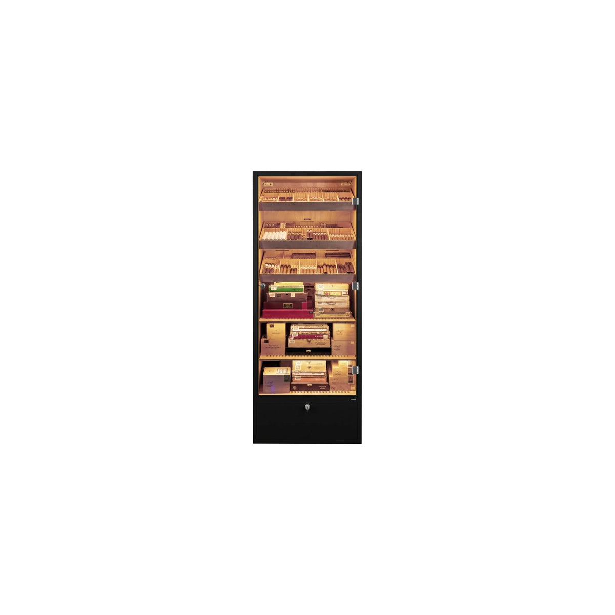 Adorini Primo Black Humidor Cabinet